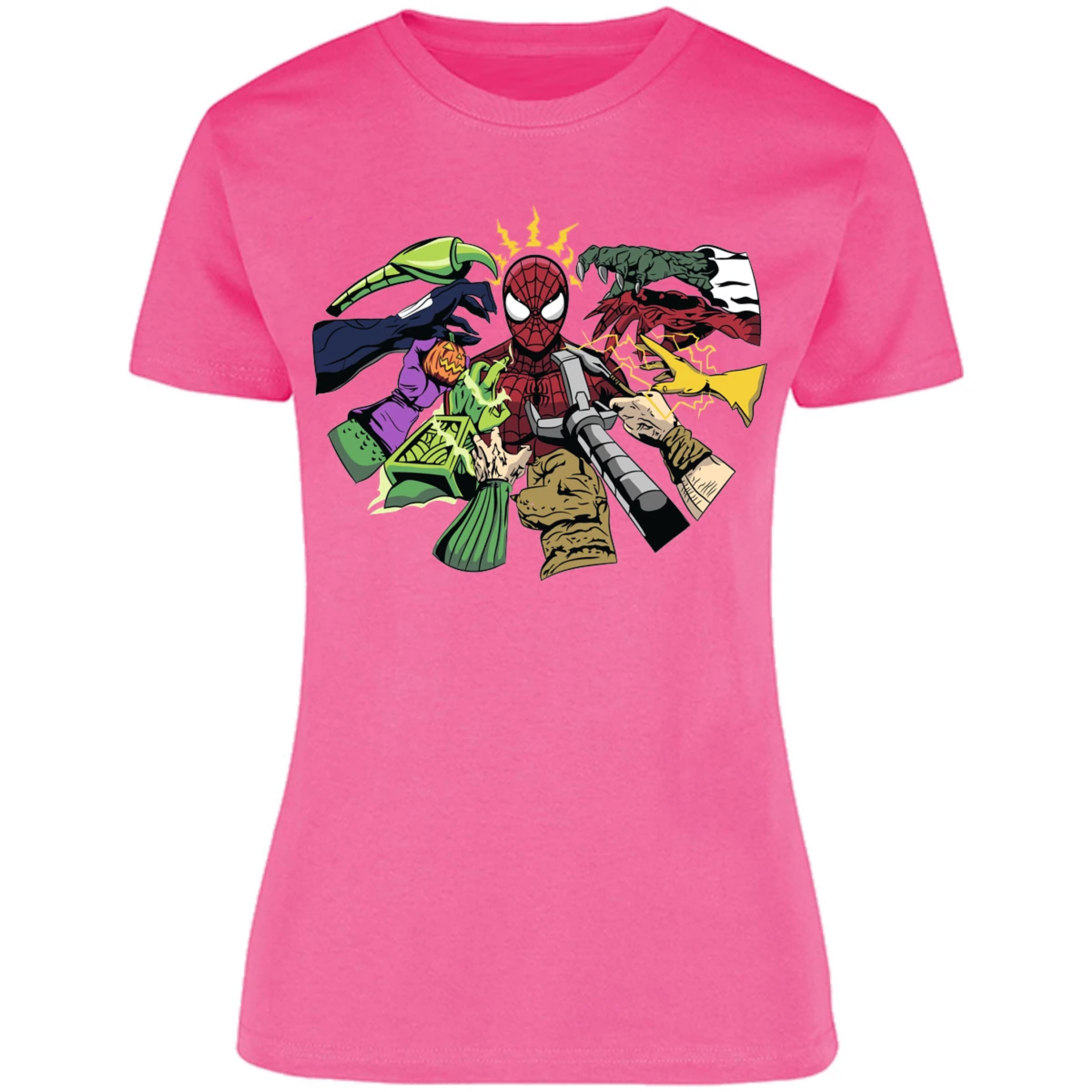 Blusa Marvel Spiderman Manos Villanas Blusa para Mujer 4