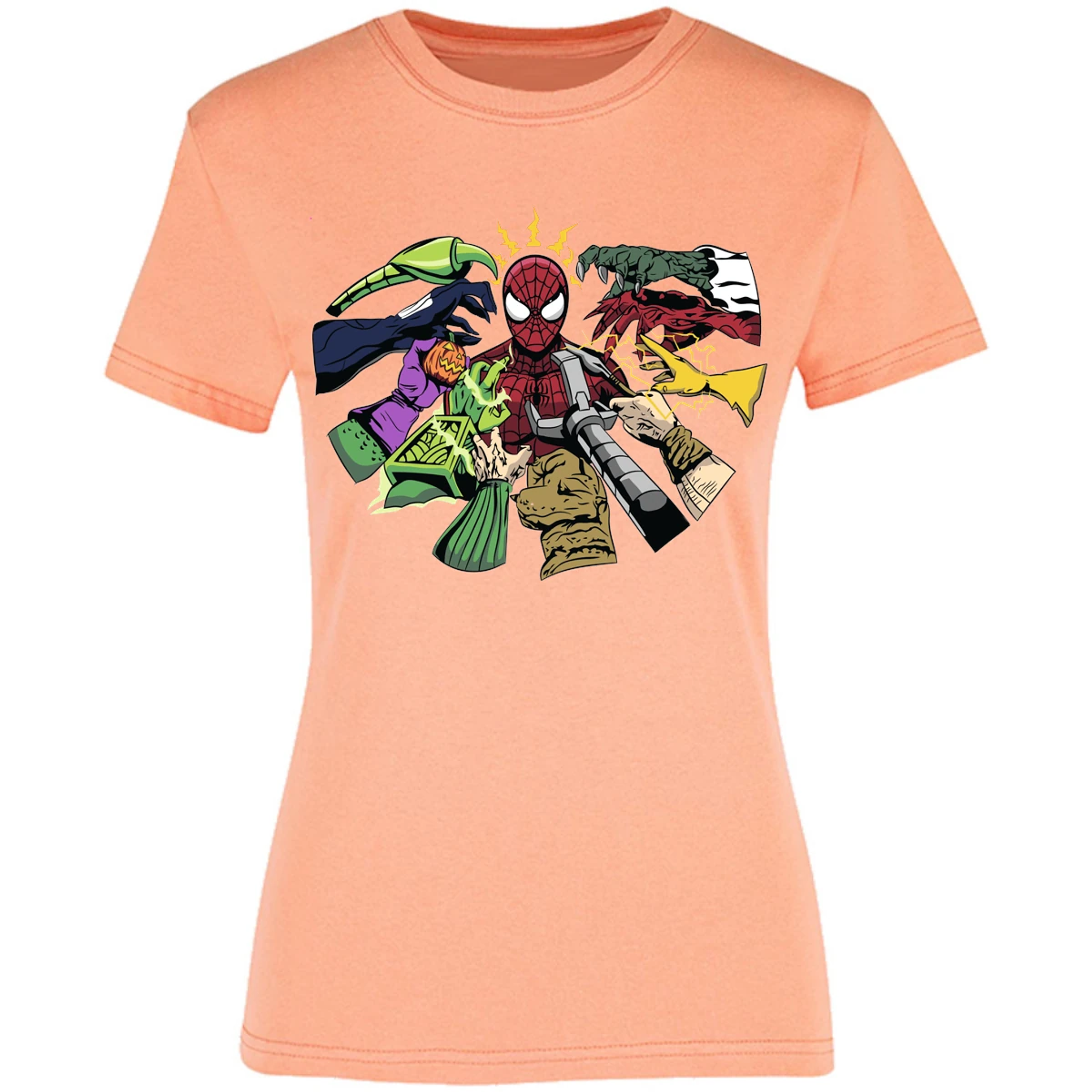 Blusa Marvel Spiderman Manos Villanas Blusa para Mujer 5