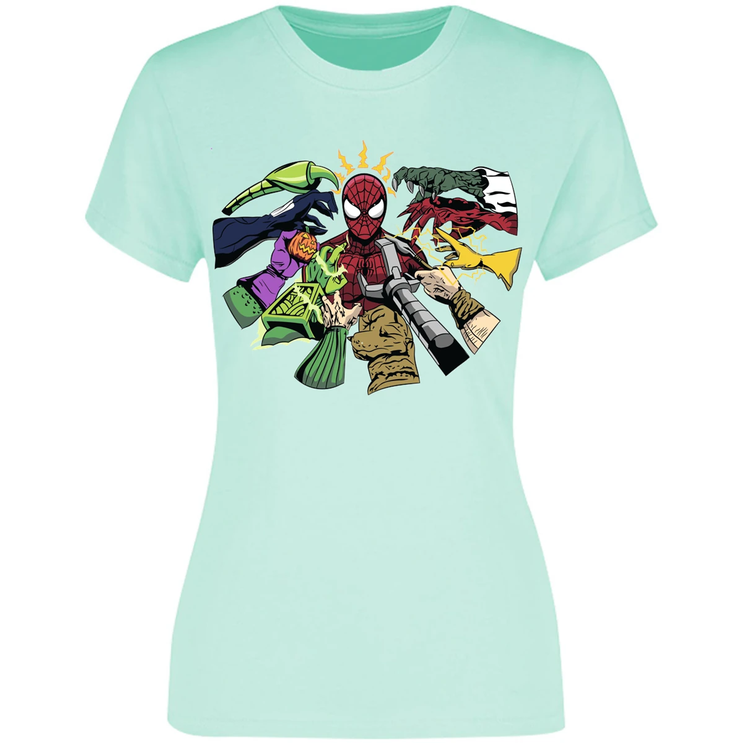 Blusa Marvel Spiderman Manos Villanas Blusa para Mujer 10