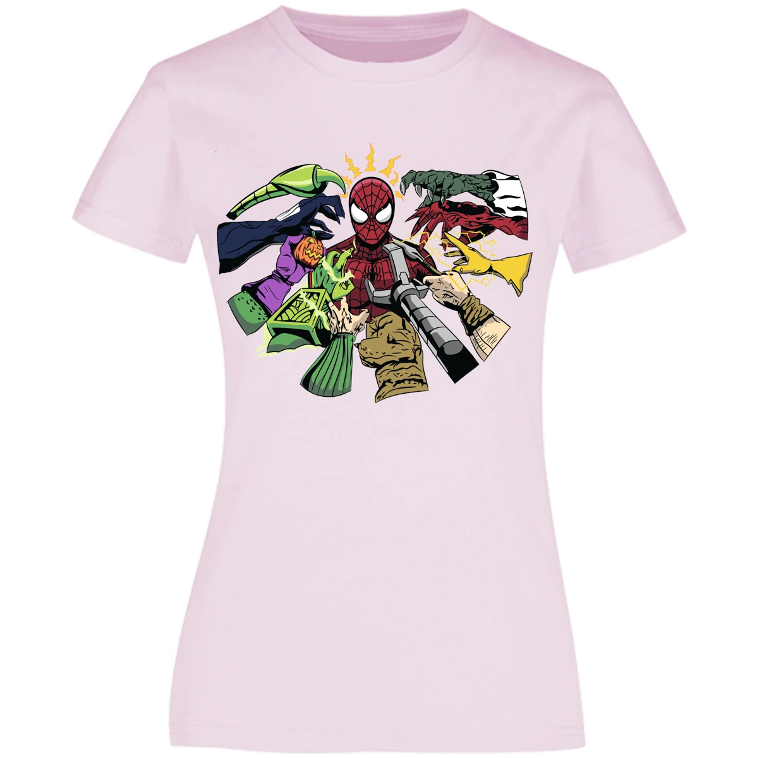 Blusa Marvel Spiderman Manos Villanas Blusa para Mujer 11