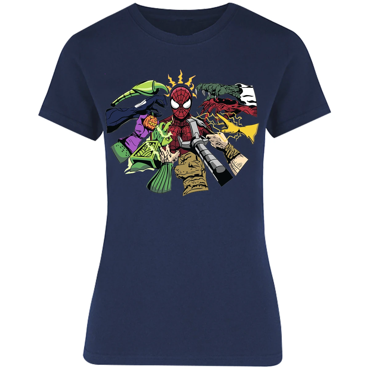Blusa Marvel Spiderman Manos Villanas Blusa para Mujer 16
