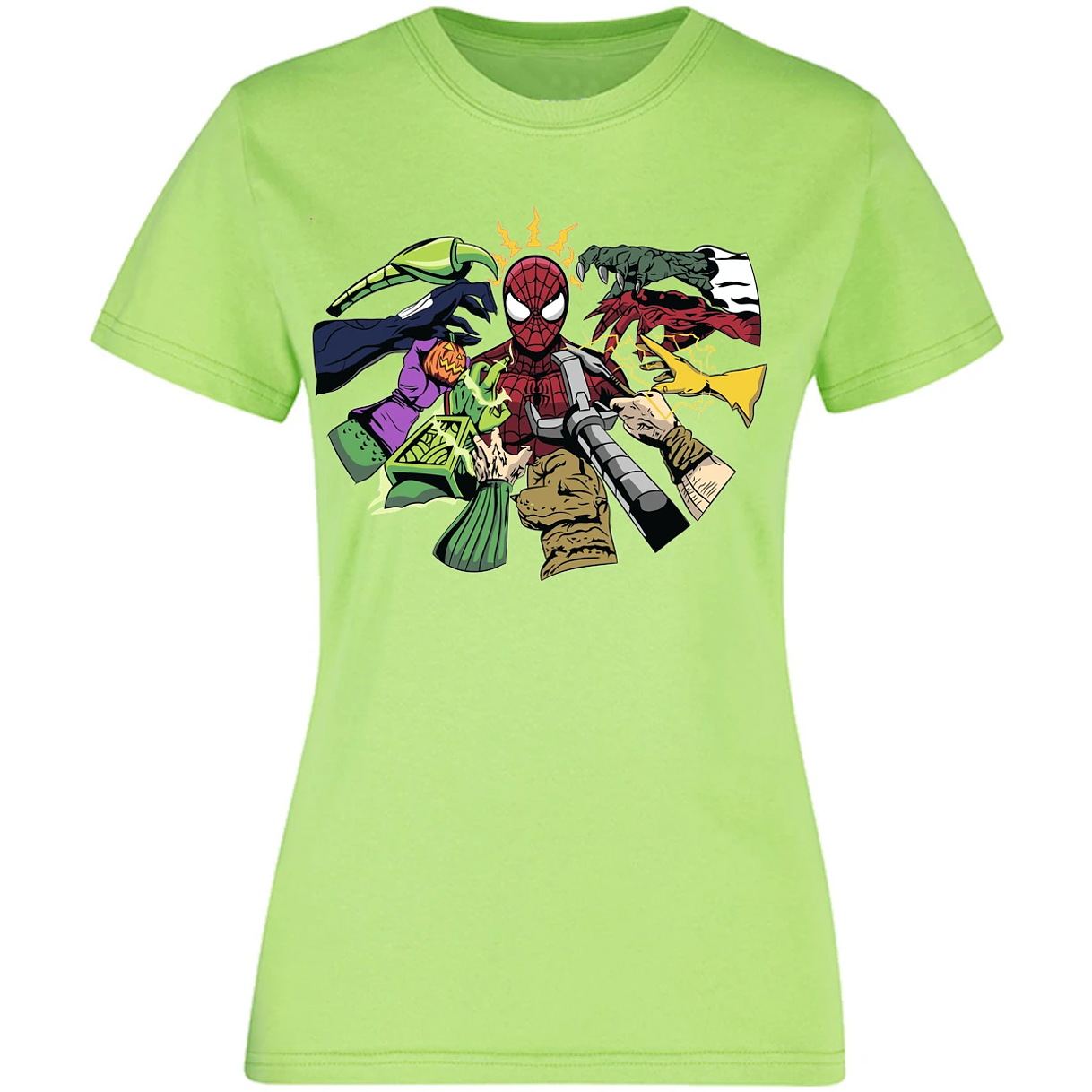 Blusa Marvel Spiderman Manos Villanas Blusa para Mujer 17