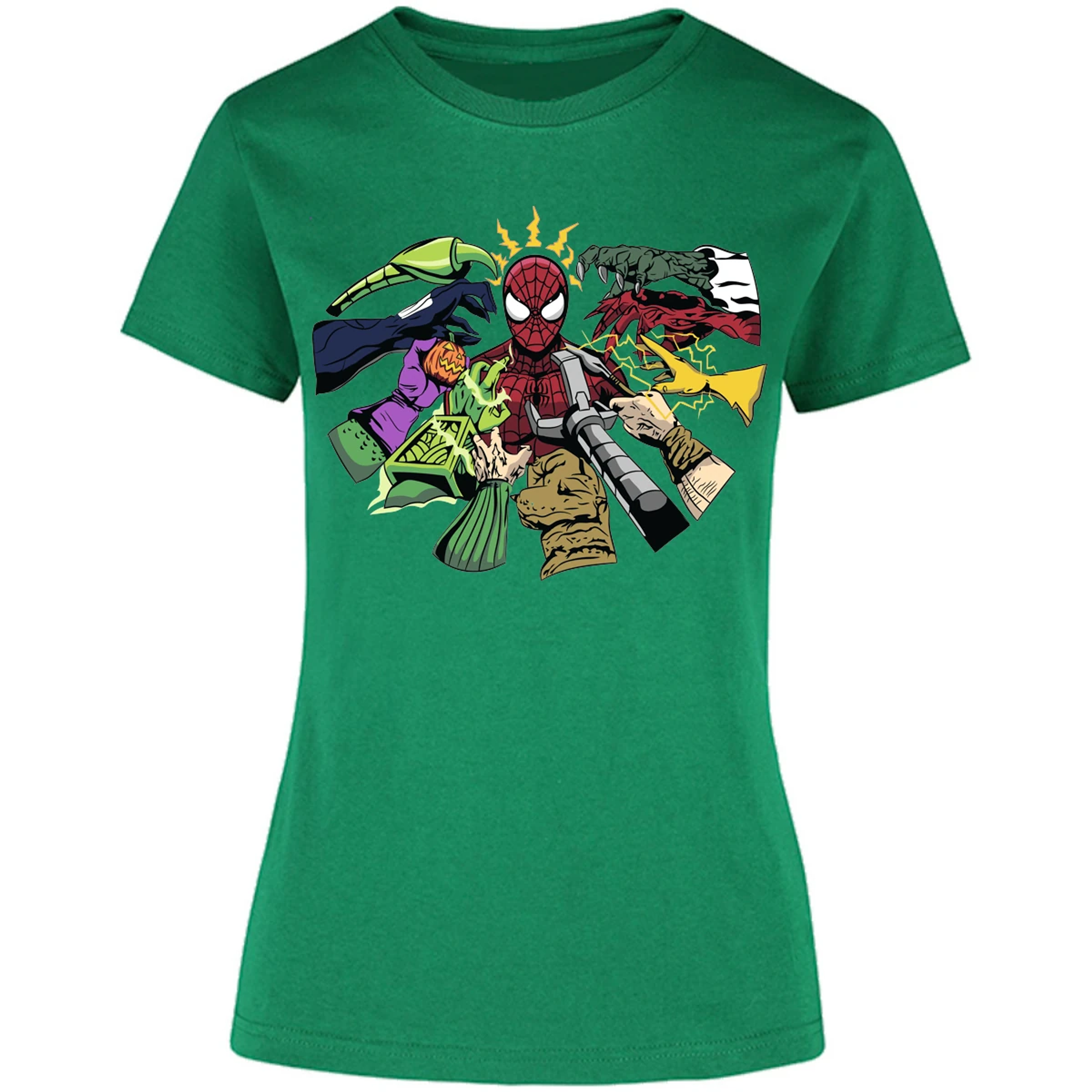 Blusa Marvel Spiderman Manos Villanas Blusa para Mujer 18