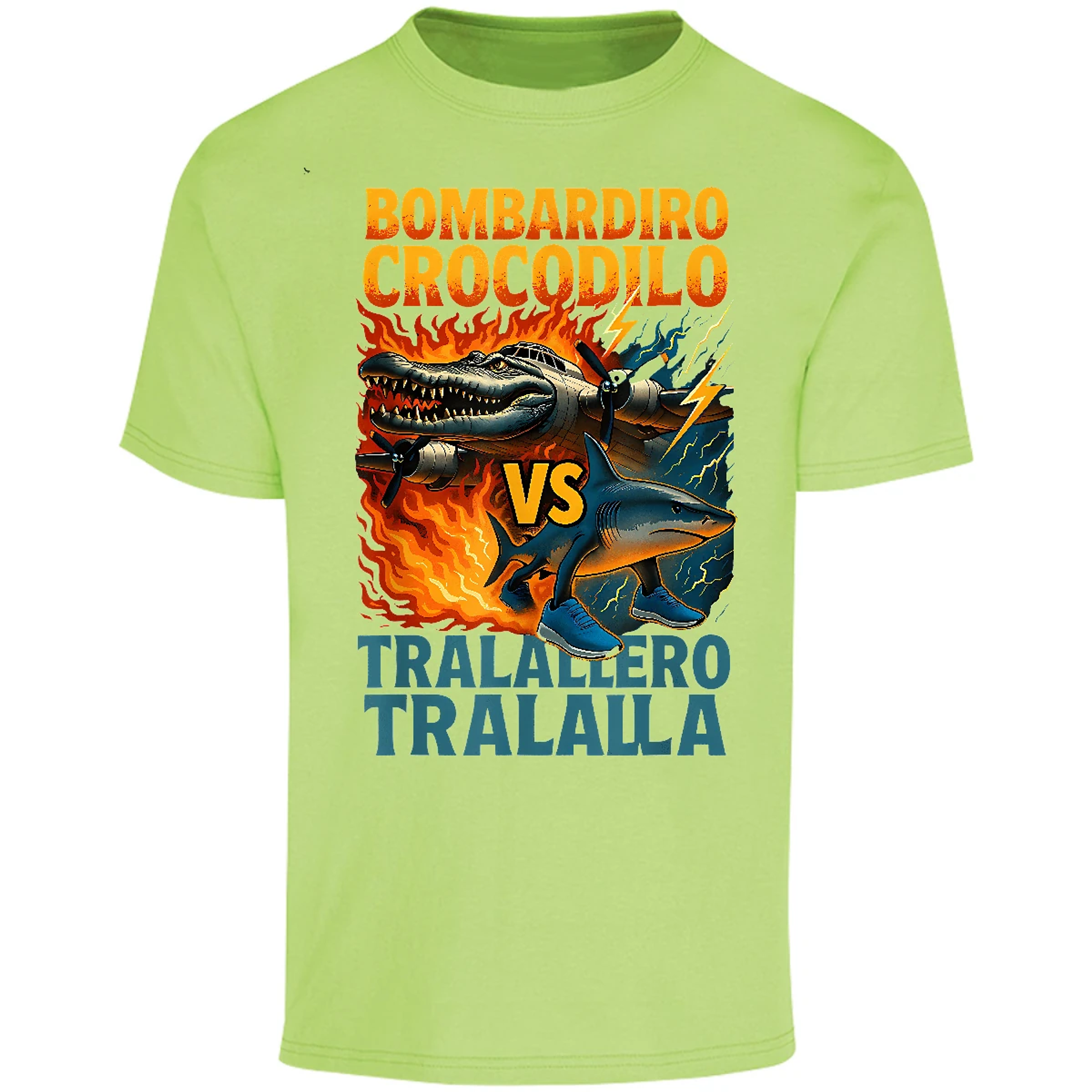 Playera Memes Tralalero Tralal para Adulto 1