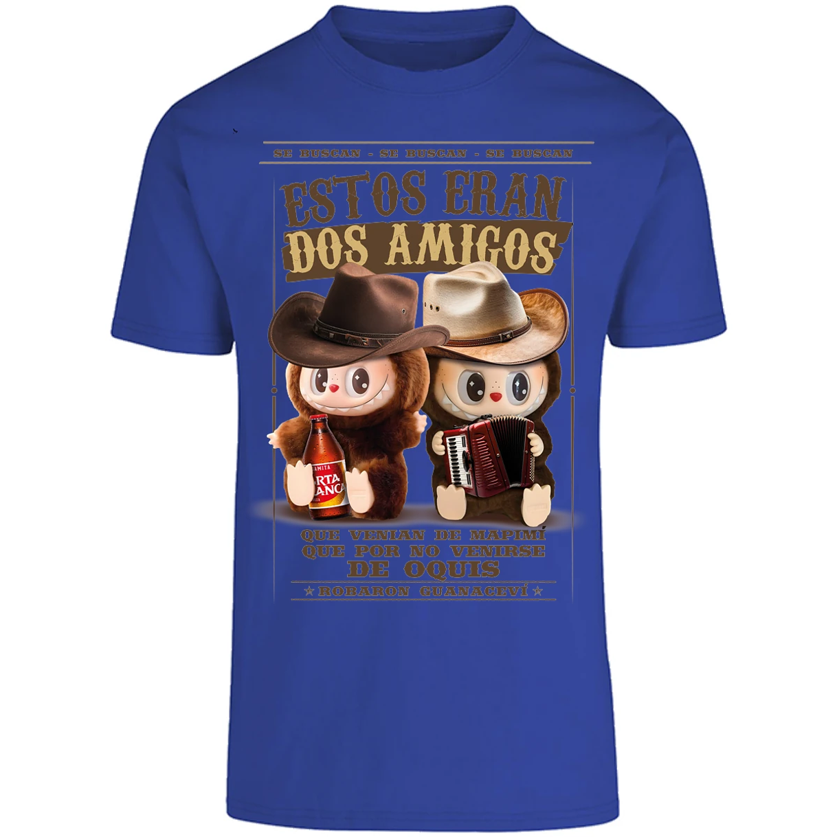 Playera Labubu Labubus Norteos 2 Amigos para Adulto 7
