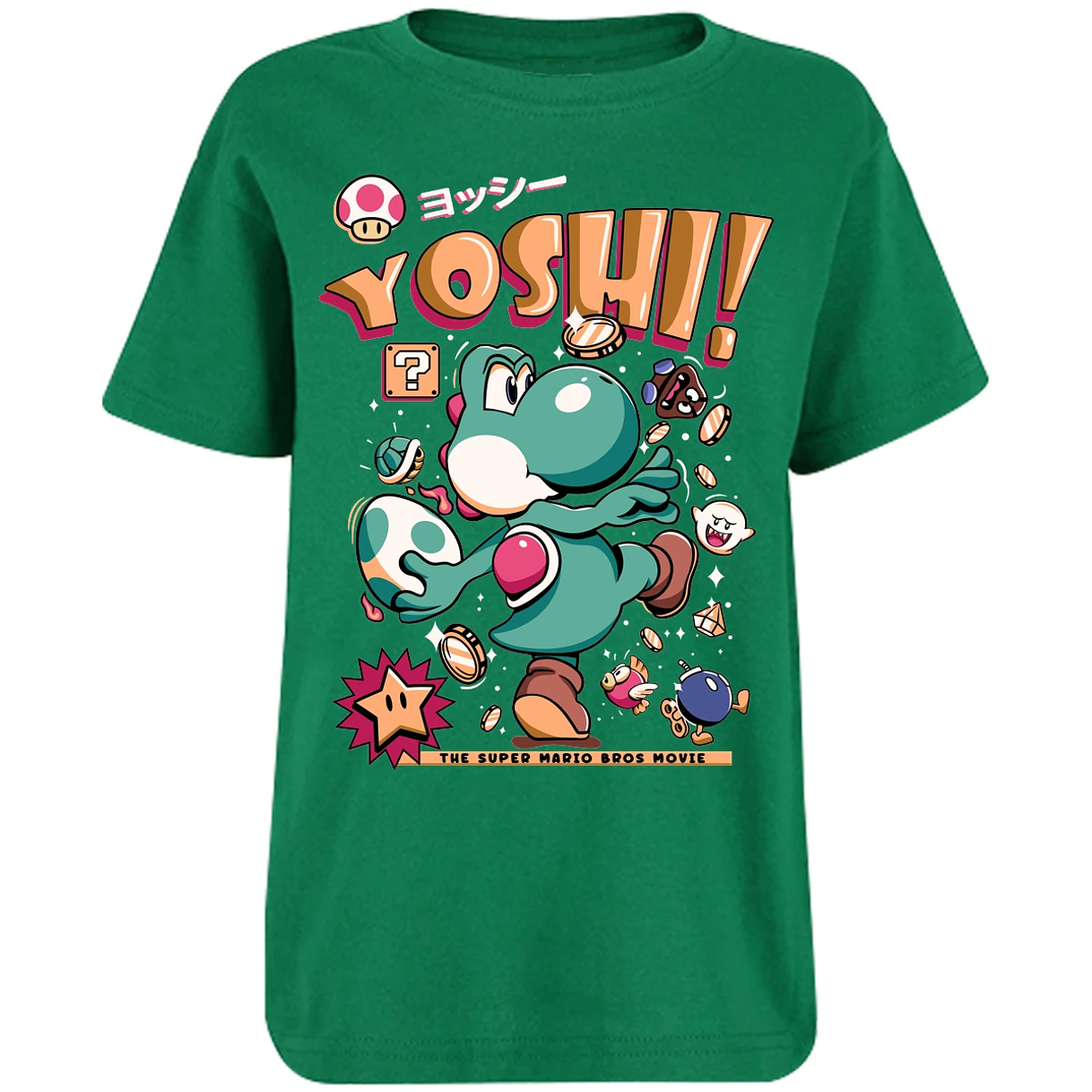 Playera Mario Bros Yoshi Tee para Niño 4
