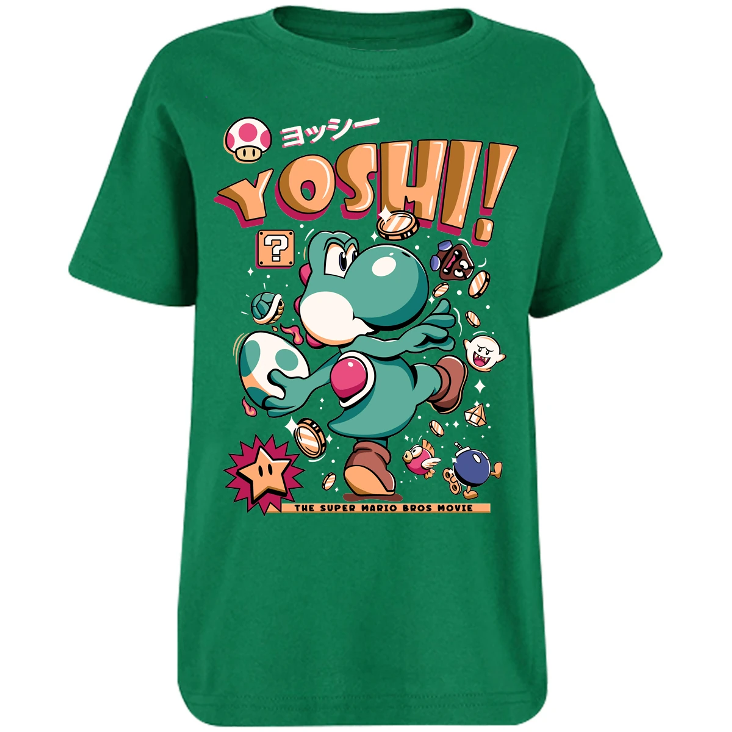 Playera Mario Bros Yoshi Tee para Niño 4