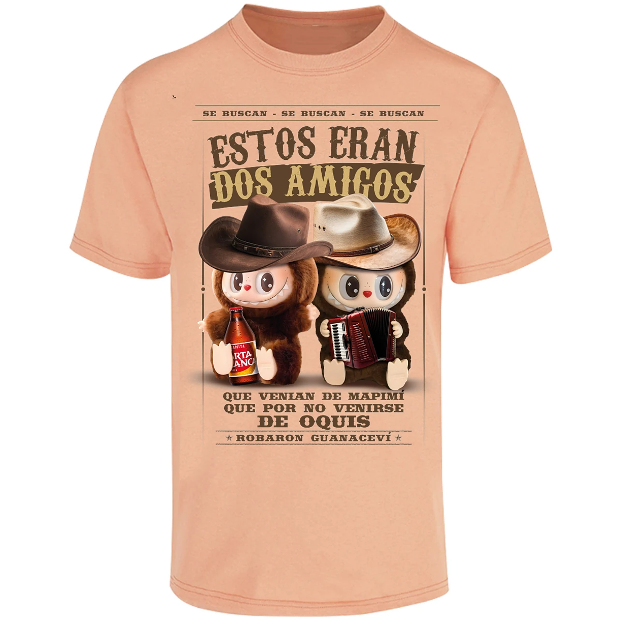 Playera Labubu Labubus Norteos 2 Amigos para Adulto 15