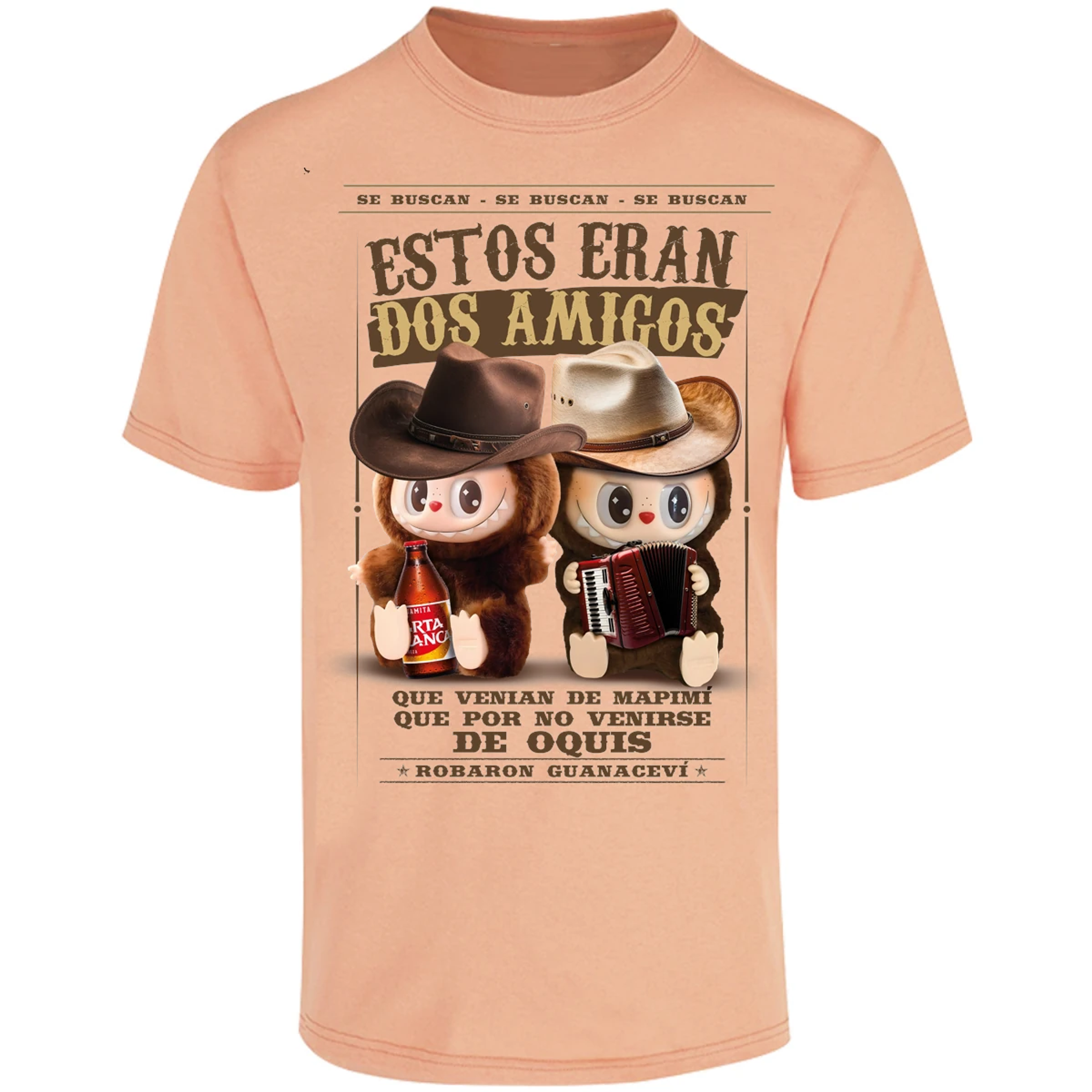 Playera Labubu Labubus Norteos 2 Amigos para Adulto 15