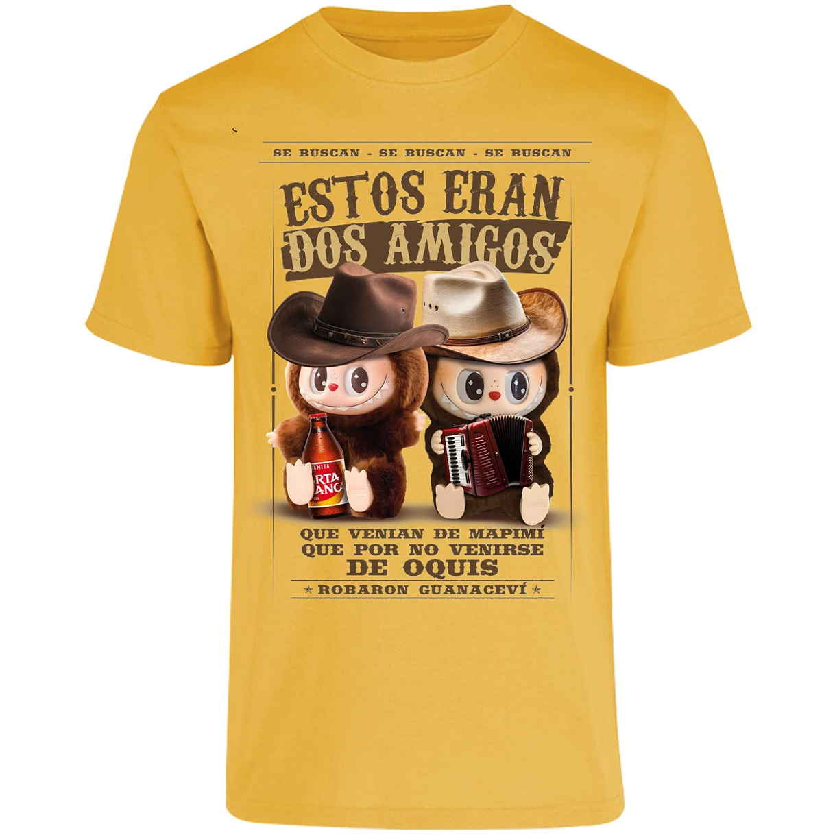 Playera Labubu Labubus Norteos 2 Amigos para Adulto 16