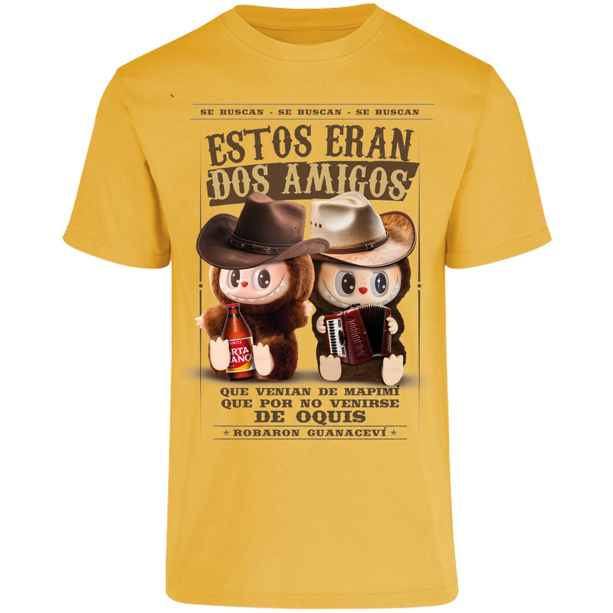 Playera Labubu Labubus Norteos 2 Amigos para Adulto 16