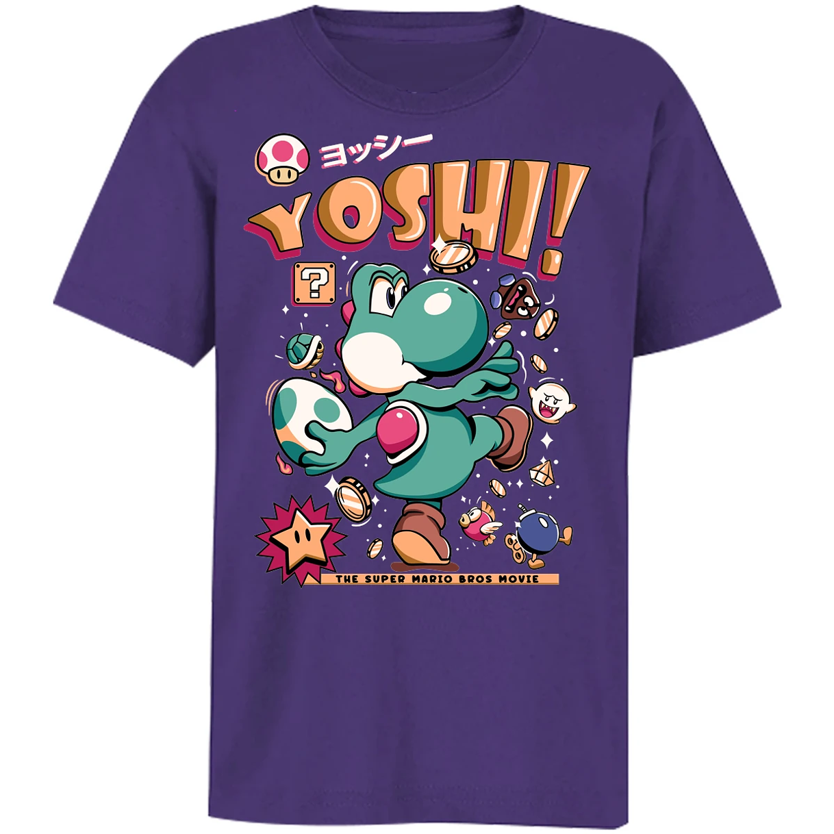 Playera Mario Bros Yoshi Tee para Niño 8