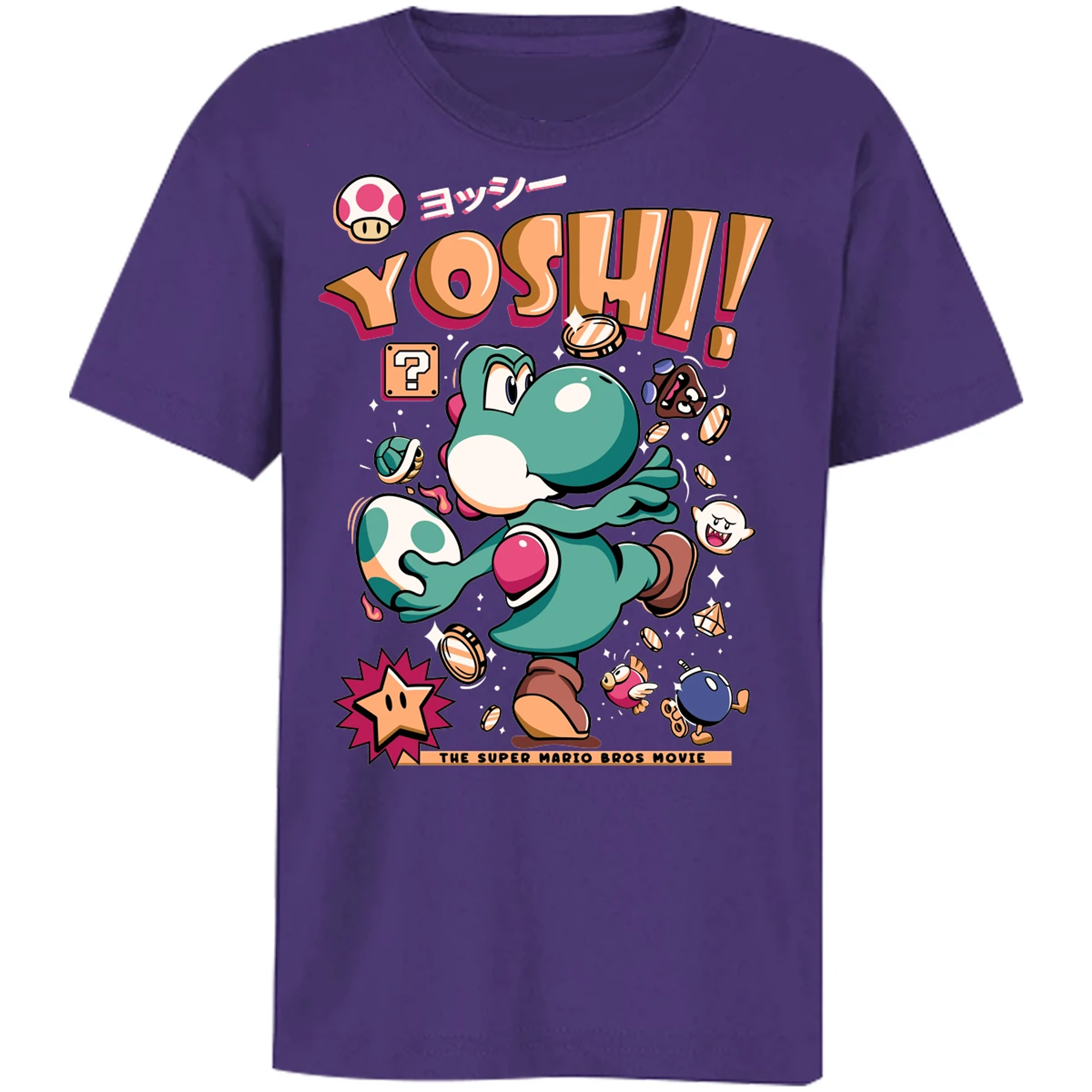 Playera Mario Bros Yoshi Tee para Niño 8