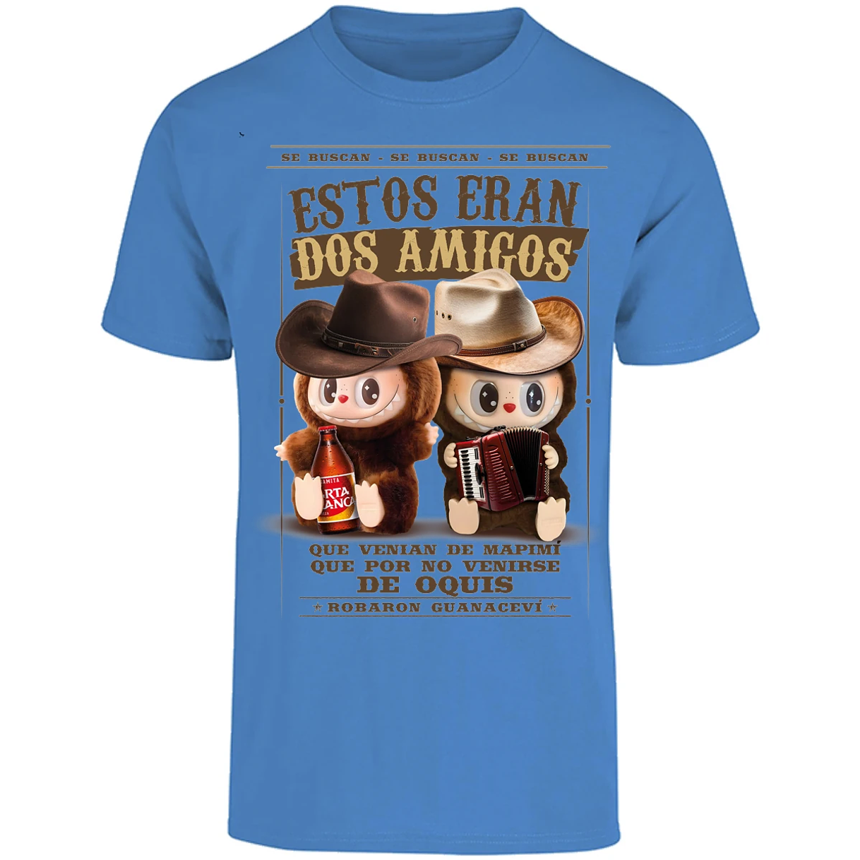 Playera Labubu Labubus Norteos 2 Amigos para Adulto 18