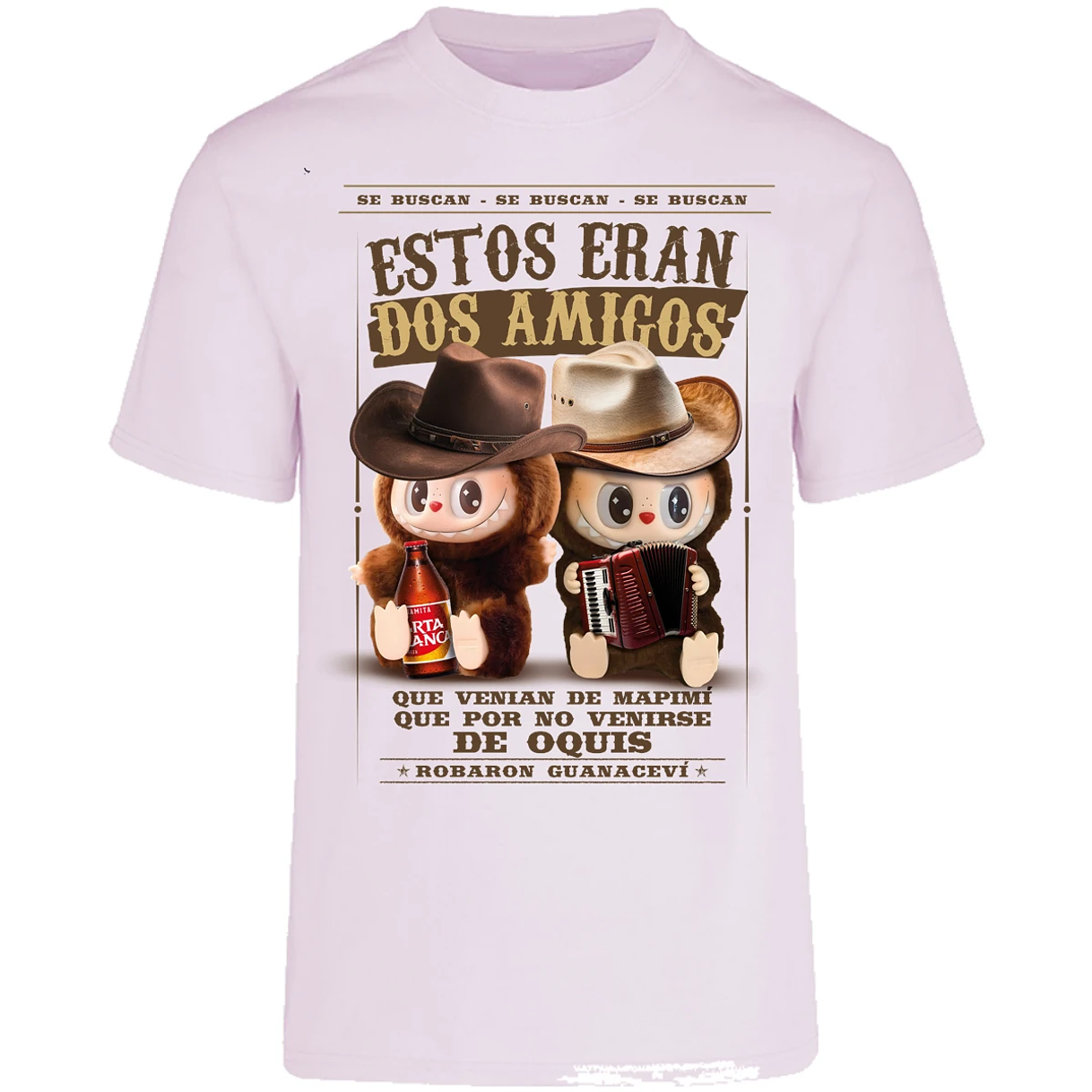 Playera Labubu Labubus Norteos 2 Amigos para Adulto 19