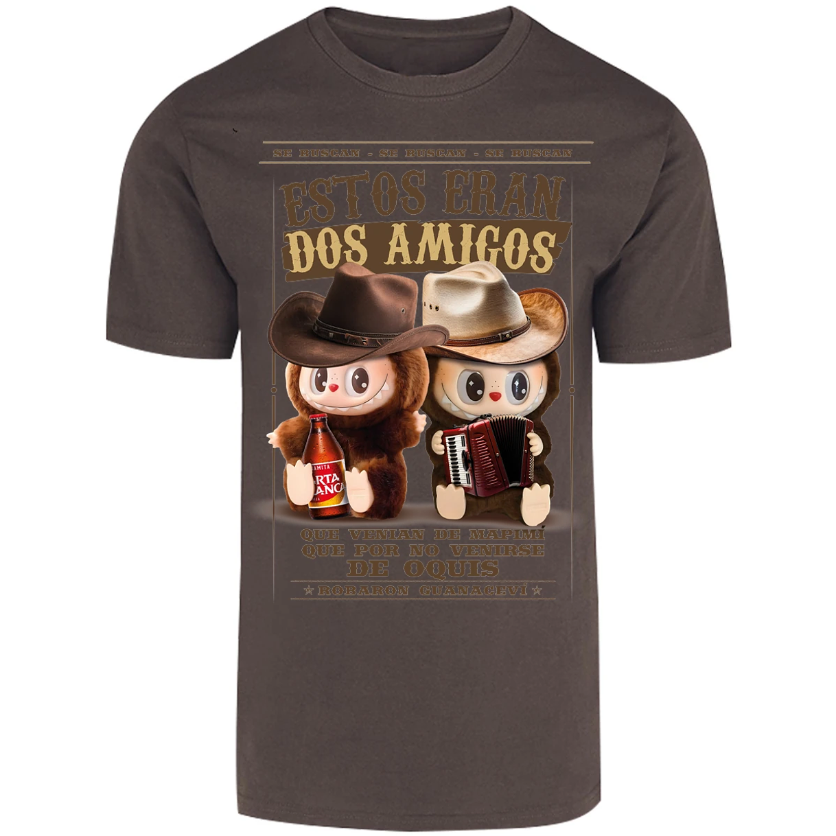 Playera Labubu Labubus Norteos 2 Amigos para Adulto 21
