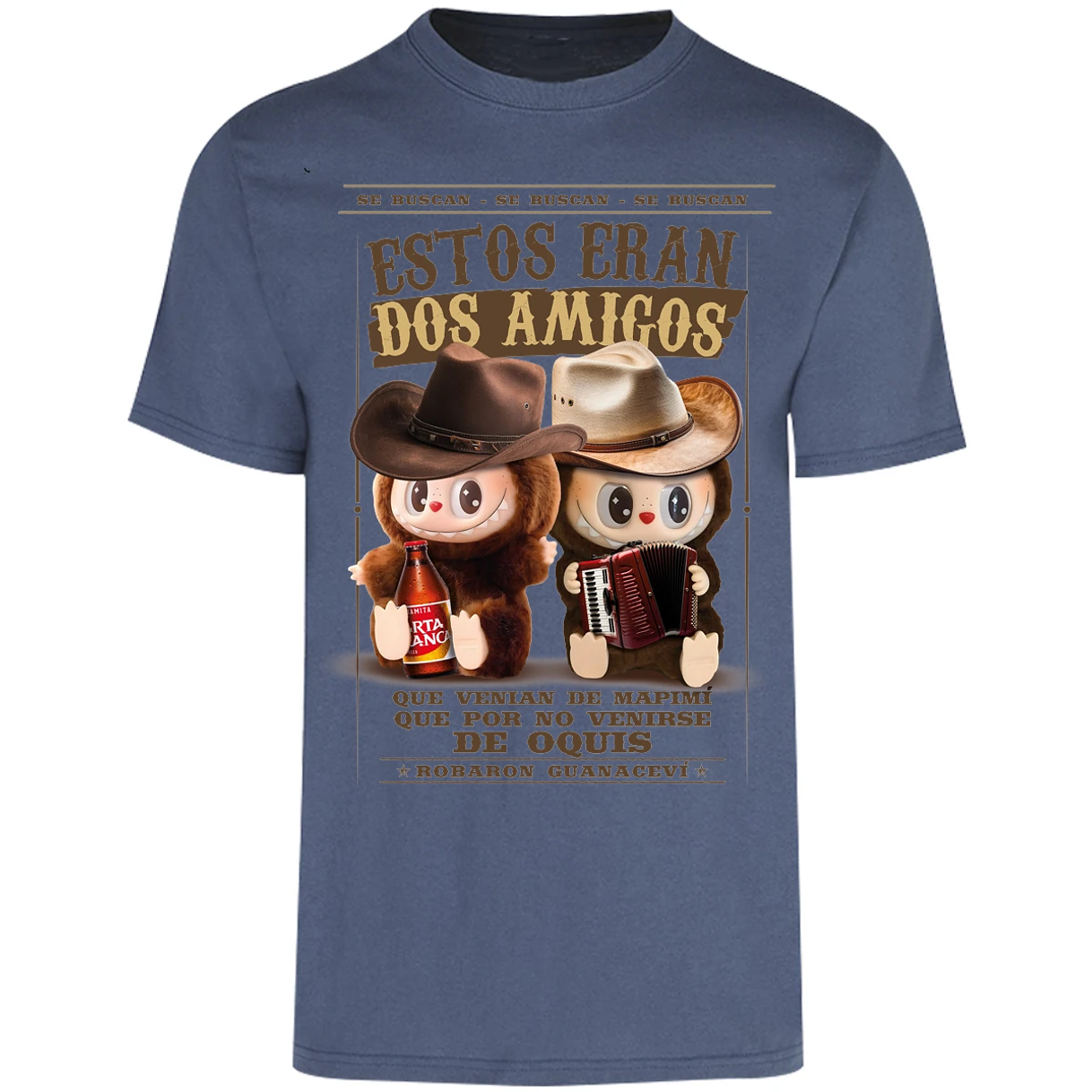 Playera Labubu Labubus Norteos 2 Amigos para Adulto 22