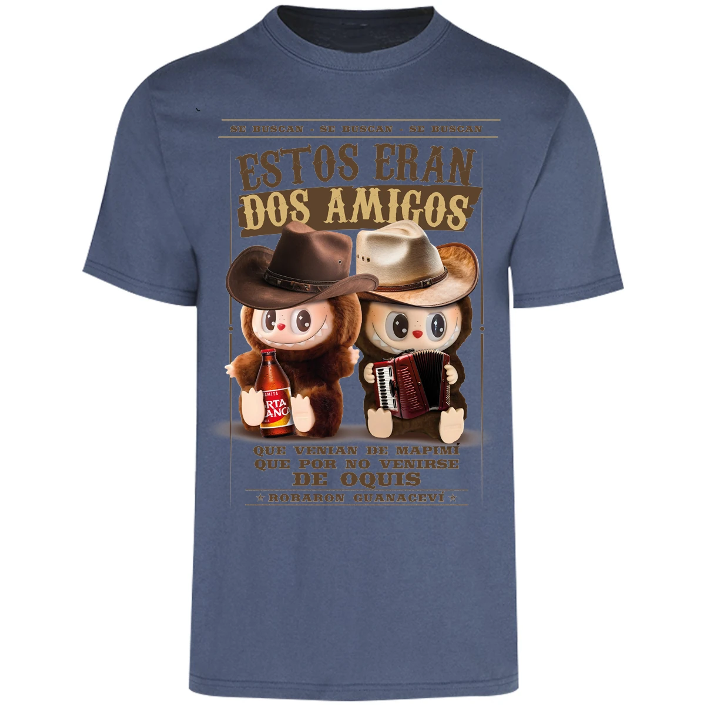 Playera Labubu Labubus Norteos 2 Amigos para Adulto 22