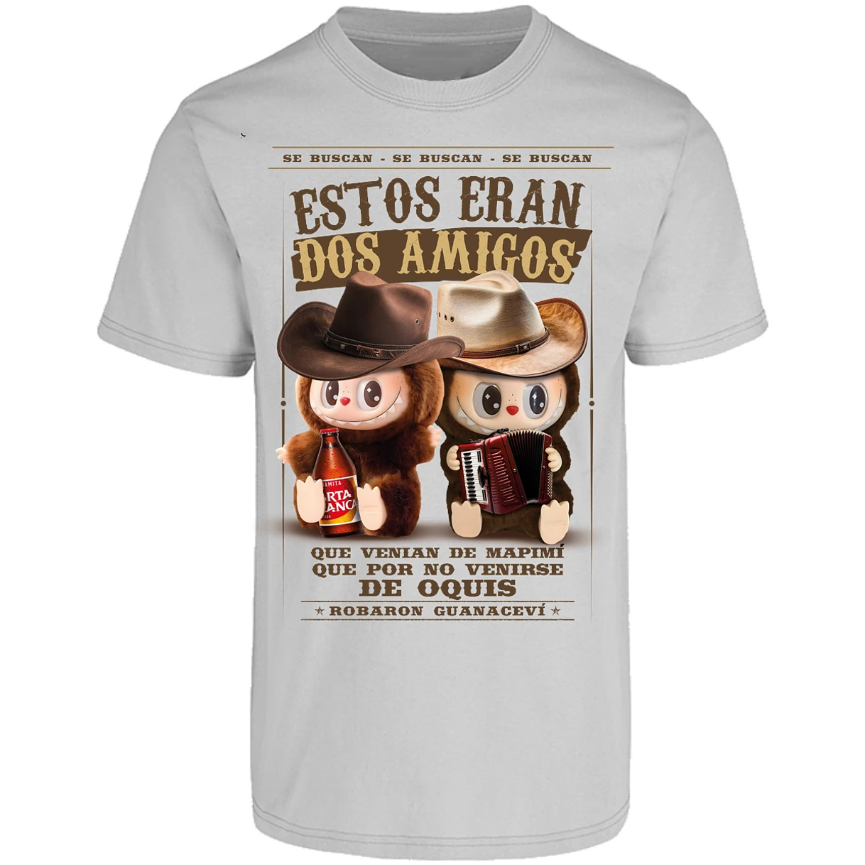 Playera Labubu Labubus Norteos 2 Amigos para Adulto 23