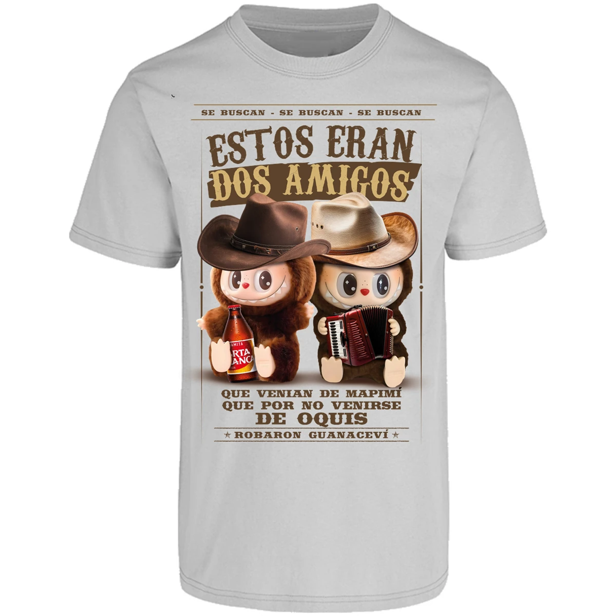 Playera Labubu Labubus Norteos 2 Amigos para Adulto 23