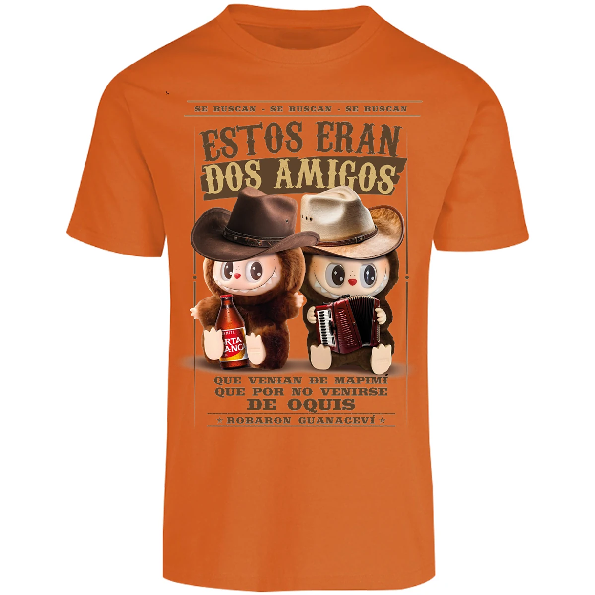 Playera Labubu Labubus Norteos 2 Amigos para Adulto 24