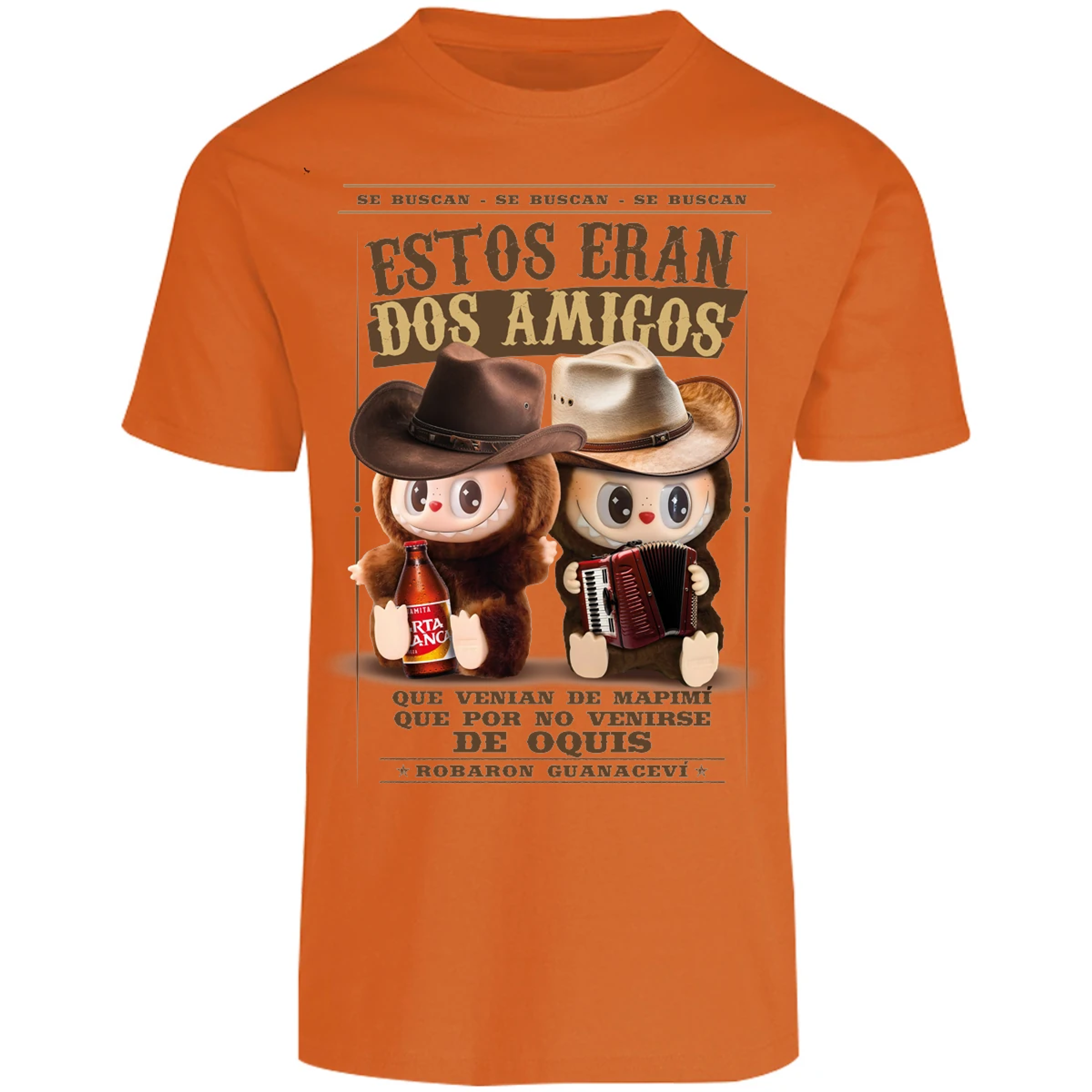 Playera Labubu Labubus Norteos 2 Amigos para Adulto 24