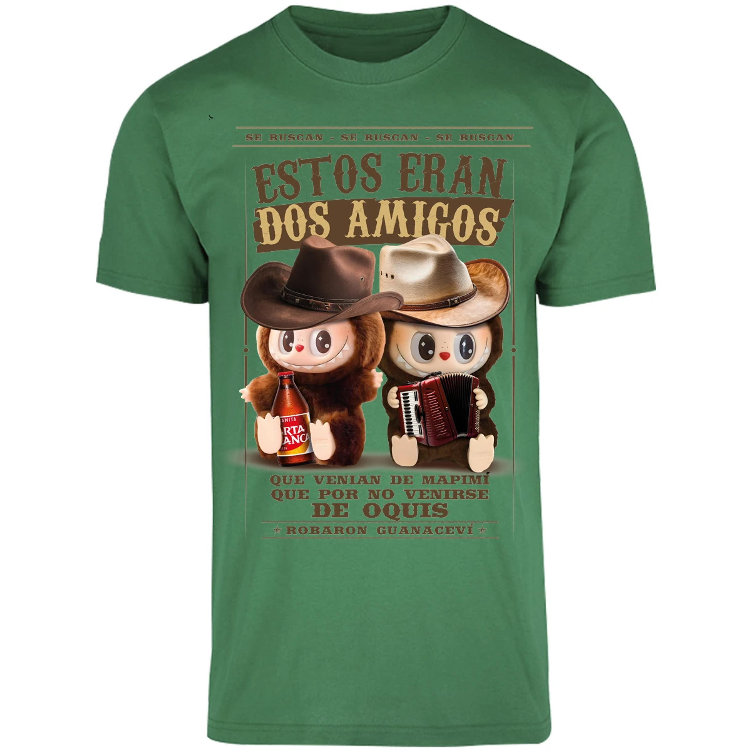 Playera Labubu Labubus Norteos 2 Amigos para Adulto 25