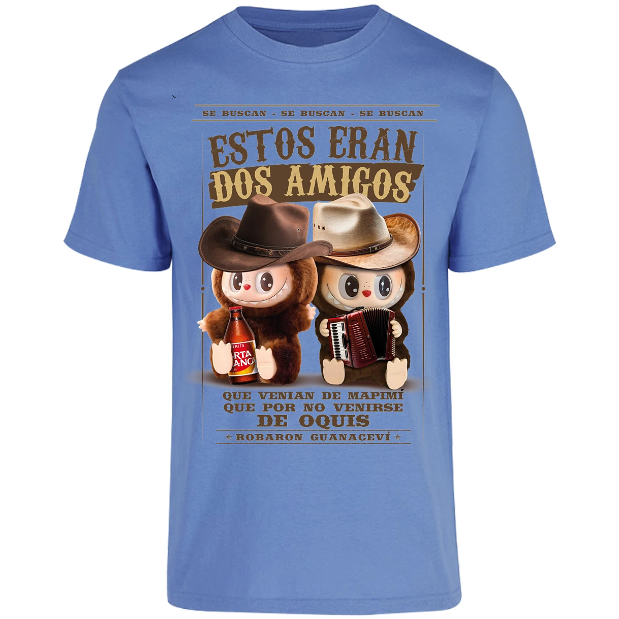 Playera Labubu Labubus Norteos 2 Amigos para Adulto 27