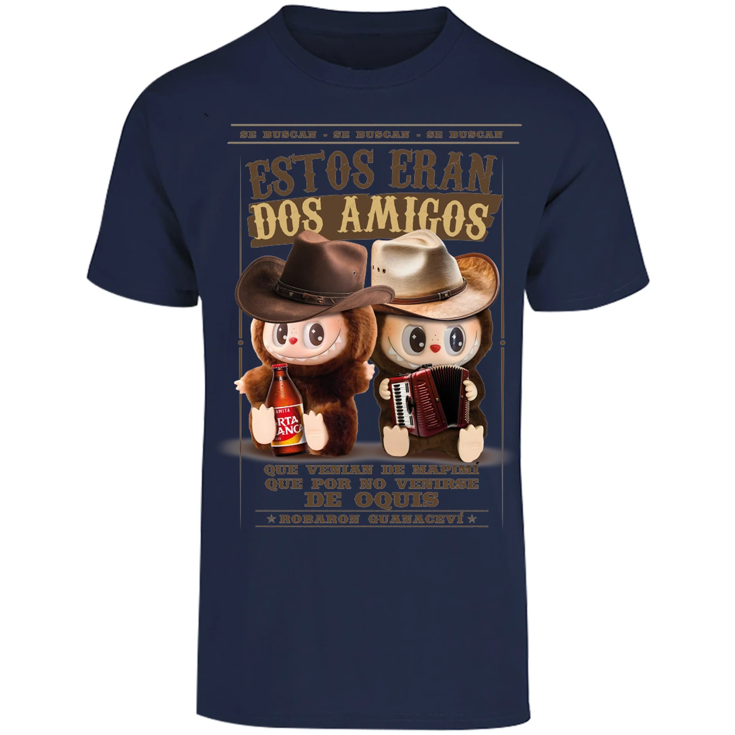 Playera Labubu Labubus Norteos 2 Amigos para Adulto 29