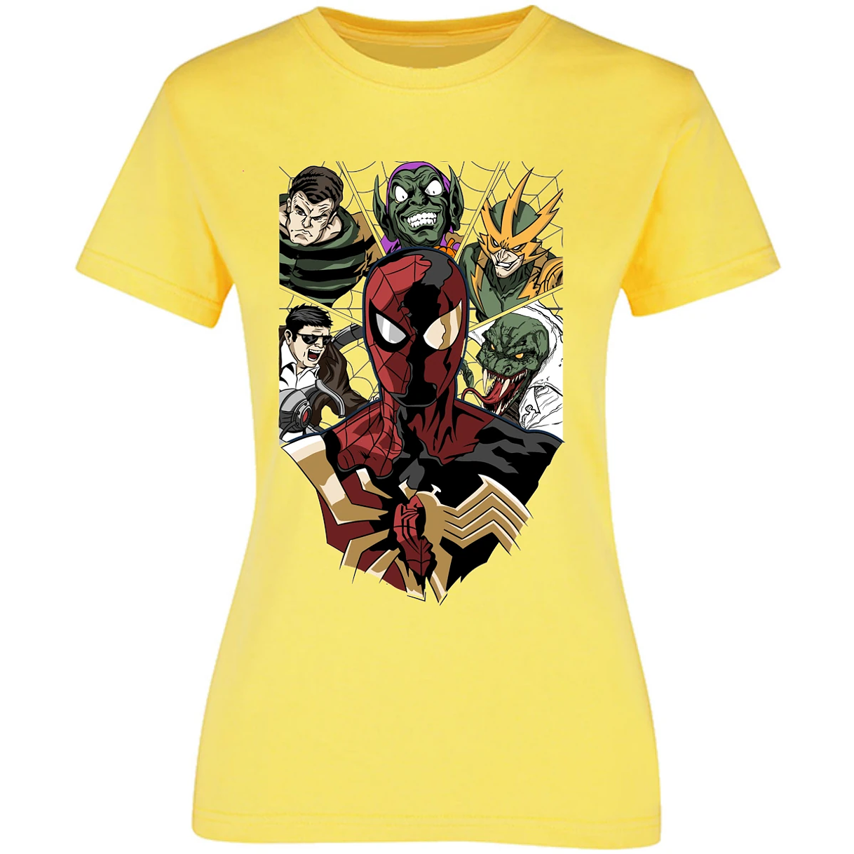 Blusa Marvel Spiderman Vs Villanos Blusa para Mujer 5