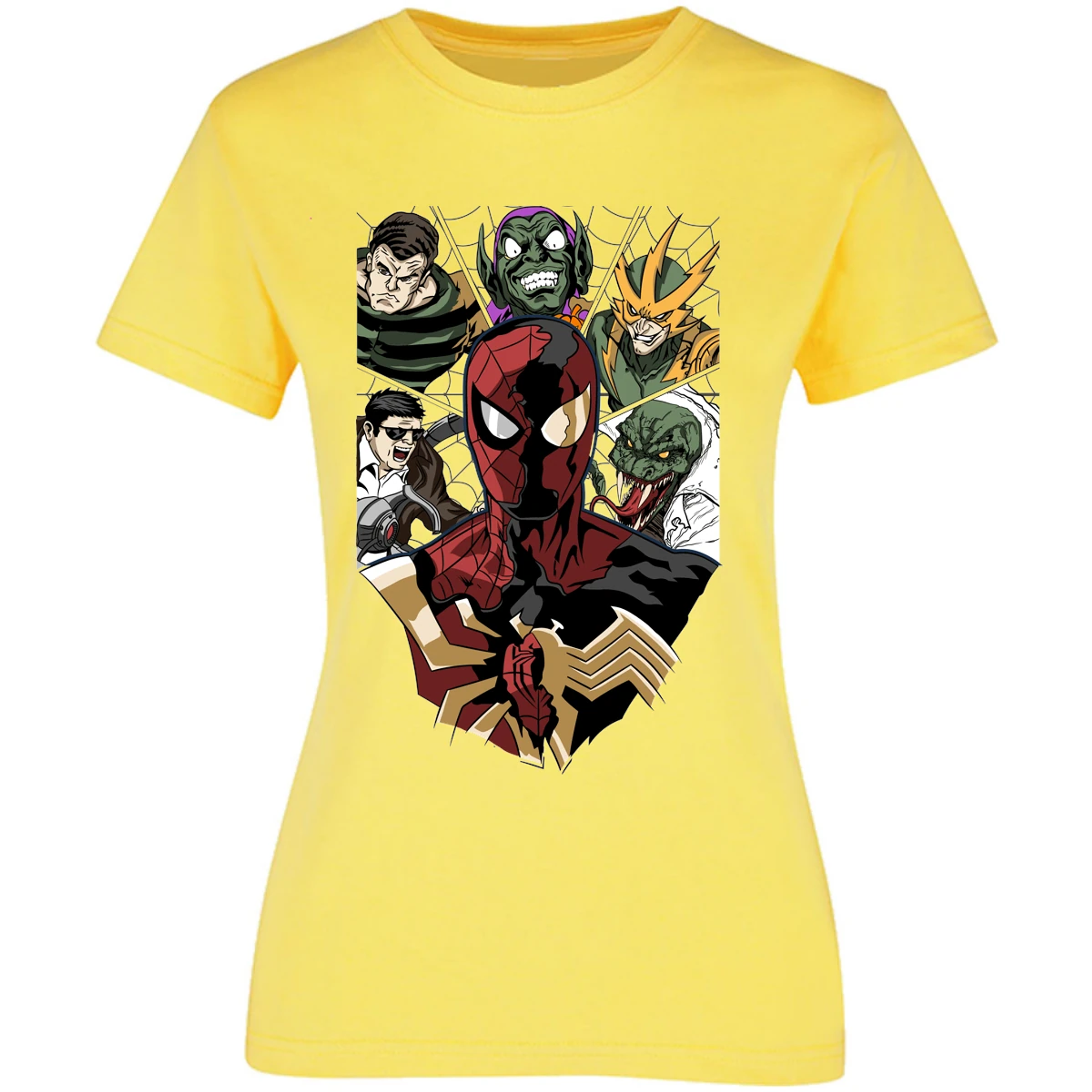 Blusa Marvel Spiderman Vs Villanos Blusa para Mujer 5