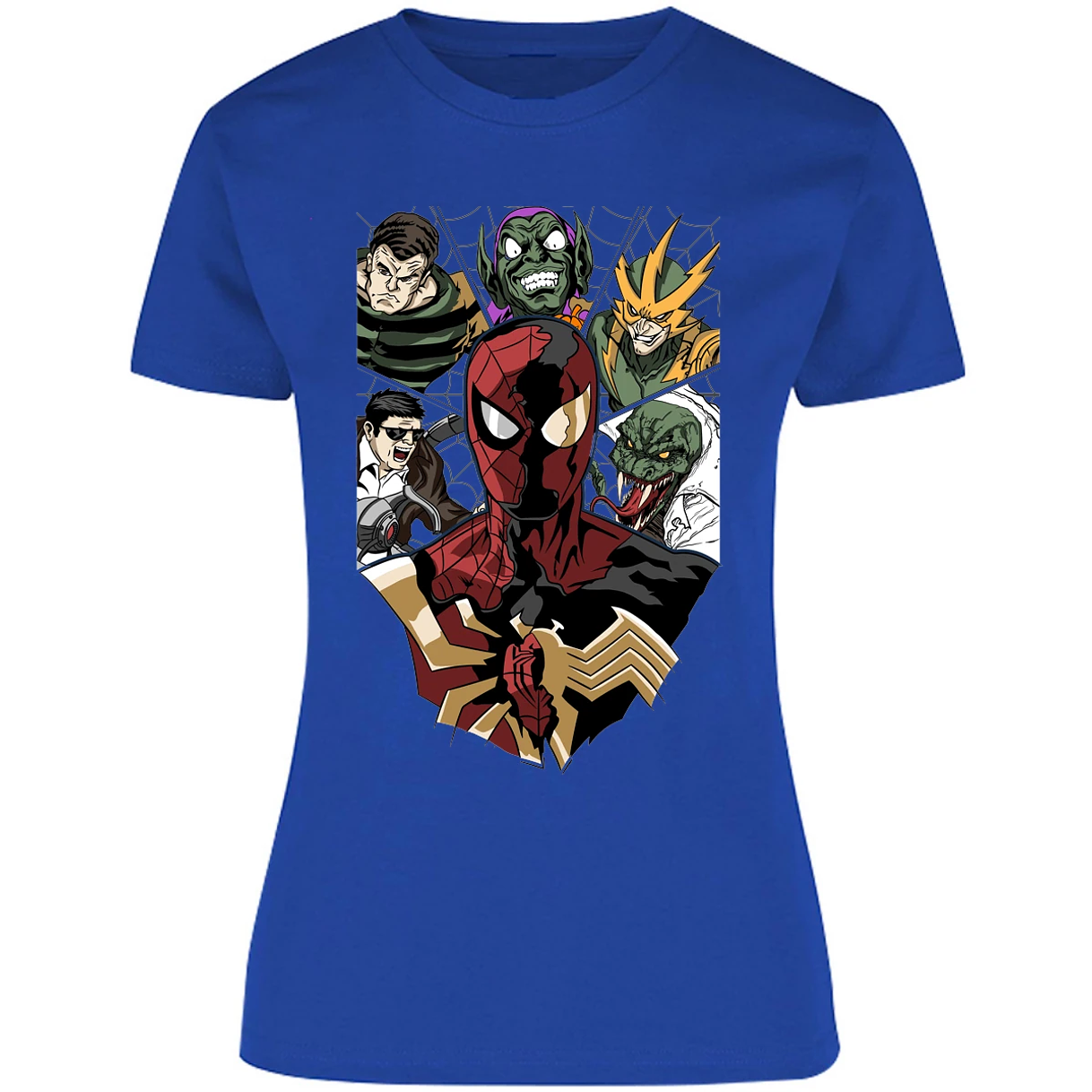 Blusa Marvel Spiderman Vs Villanos Blusa para Mujer 6