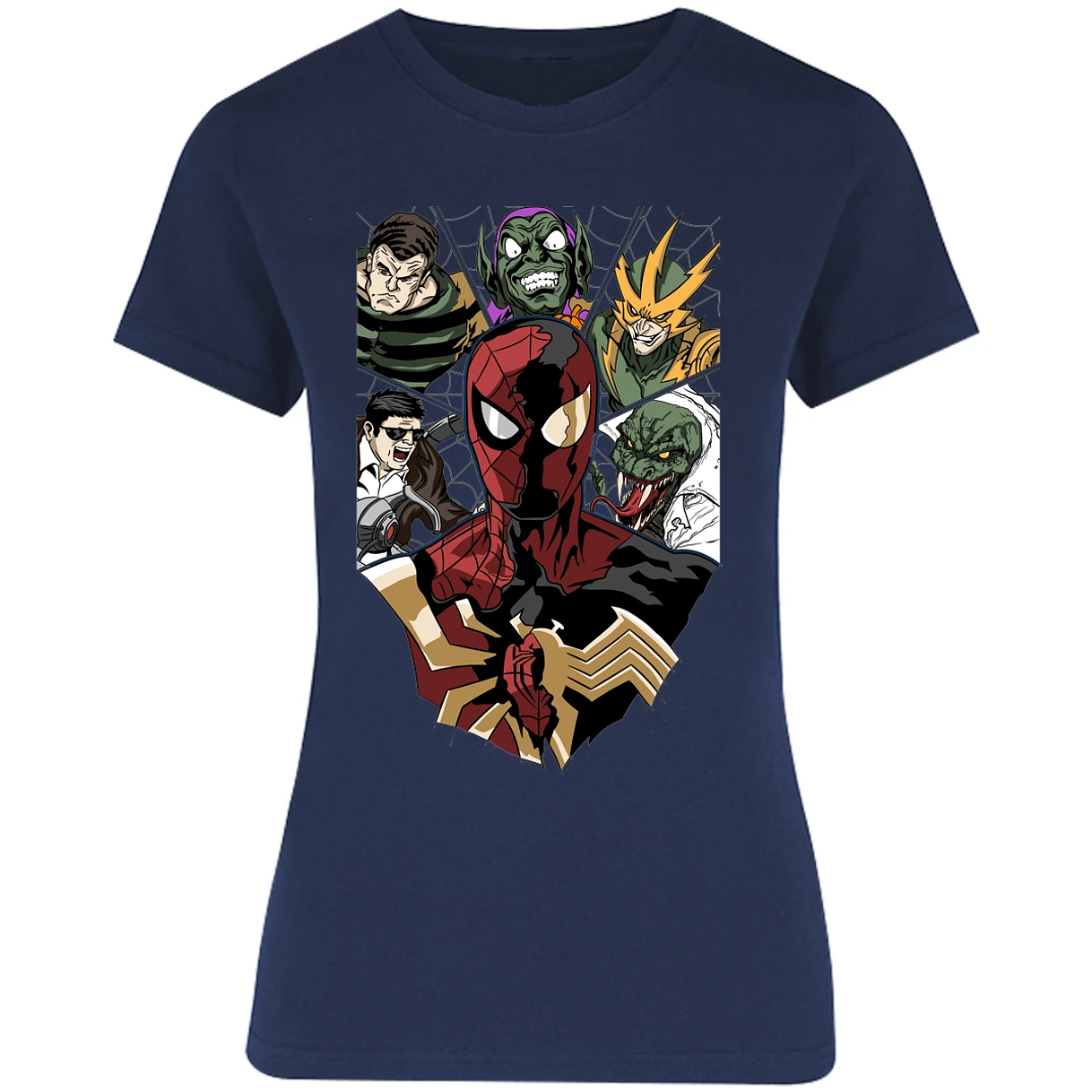 Blusa Marvel Spiderman Vs Villanos Blusa para Mujer 9