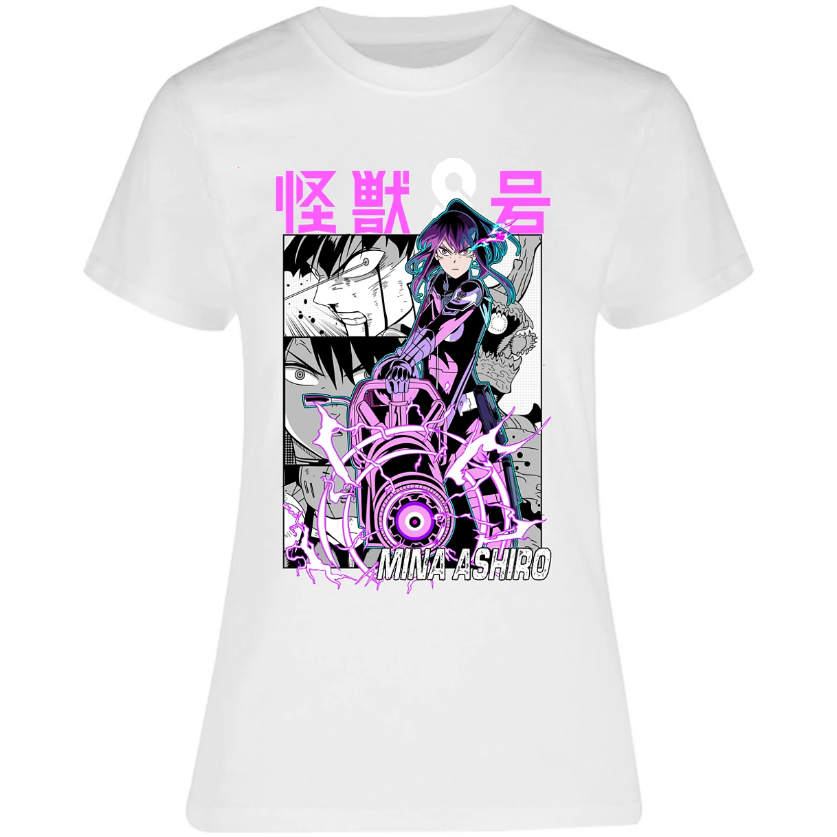 Blusa Kaiju 8 Mina Ashiro Anime Blusa para Mujer 11
