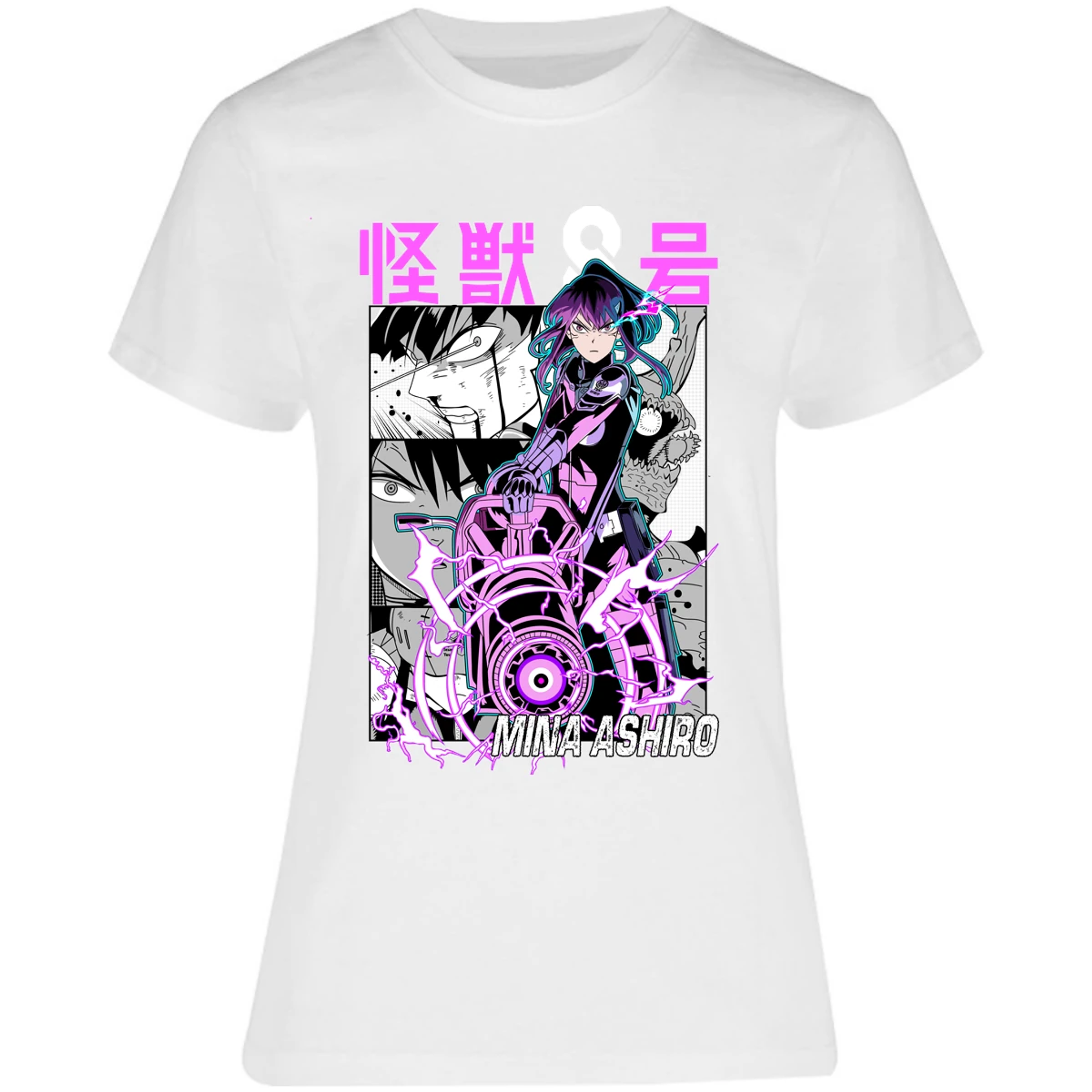 Blusa Kaiju 8 Mina Ashiro Anime Blusa para Mujer 11