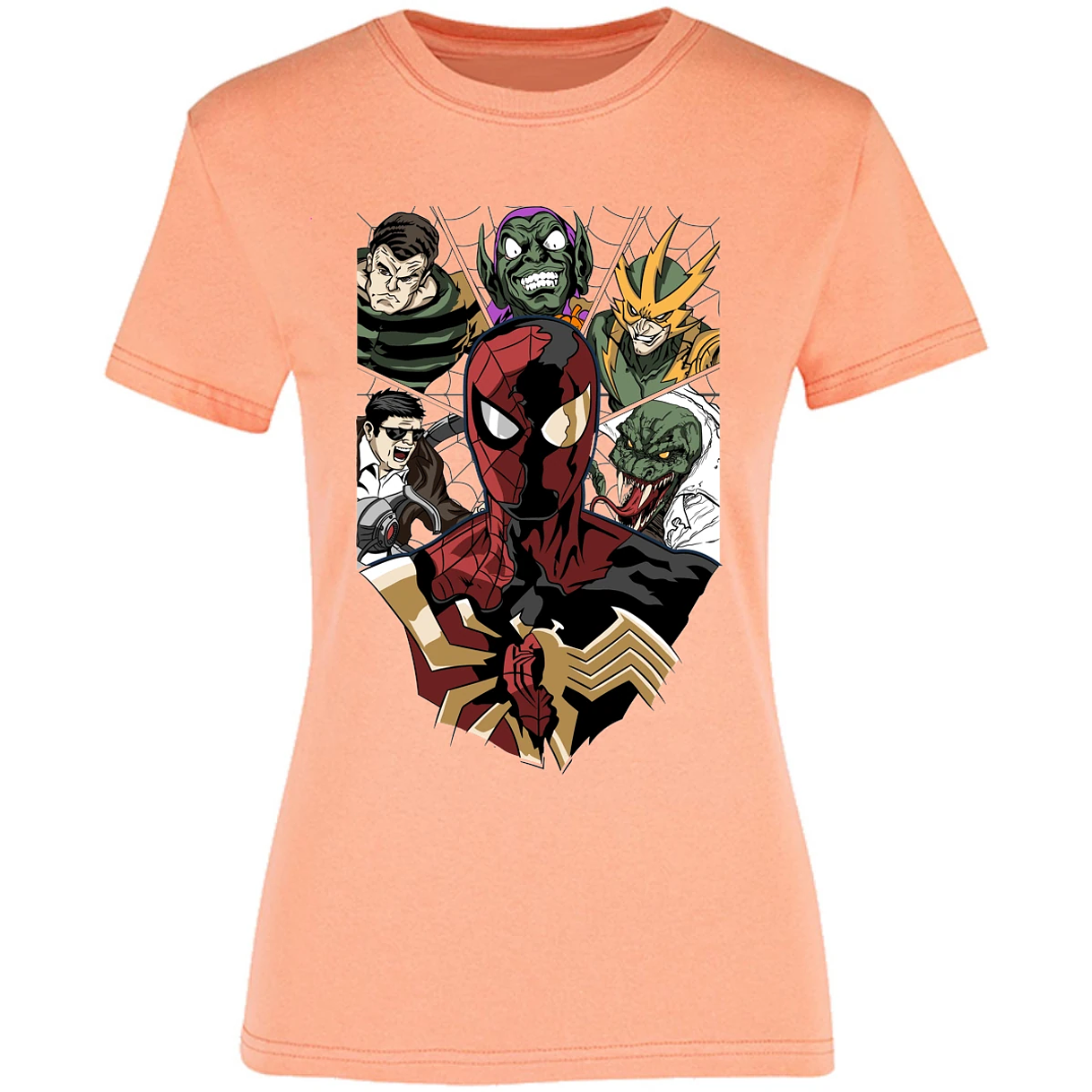 Blusa Marvel Spiderman Vs Villanos Blusa para Mujer 15