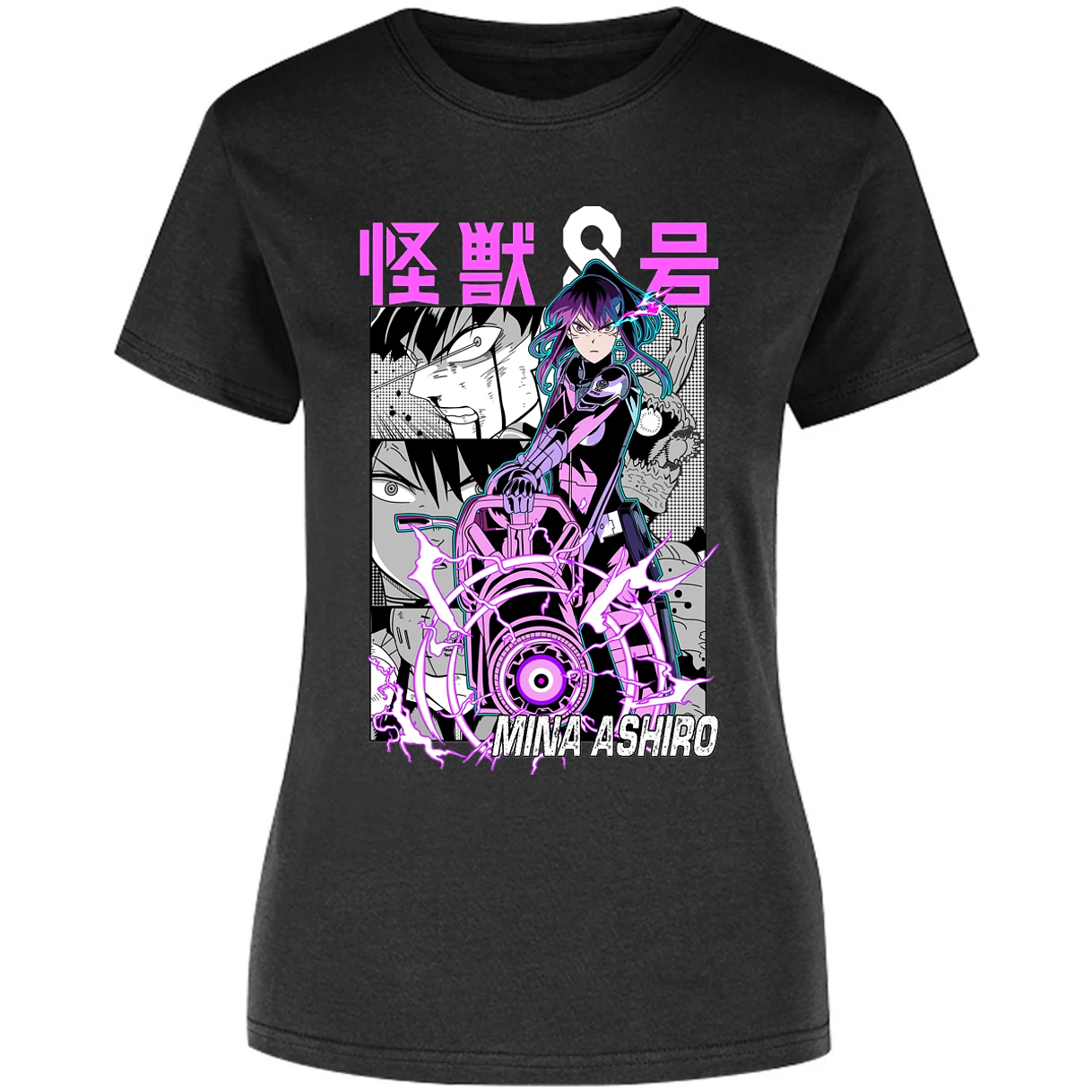 Blusa Kaiju 8 Mina Ashiro Anime Blusa para Mujer 8