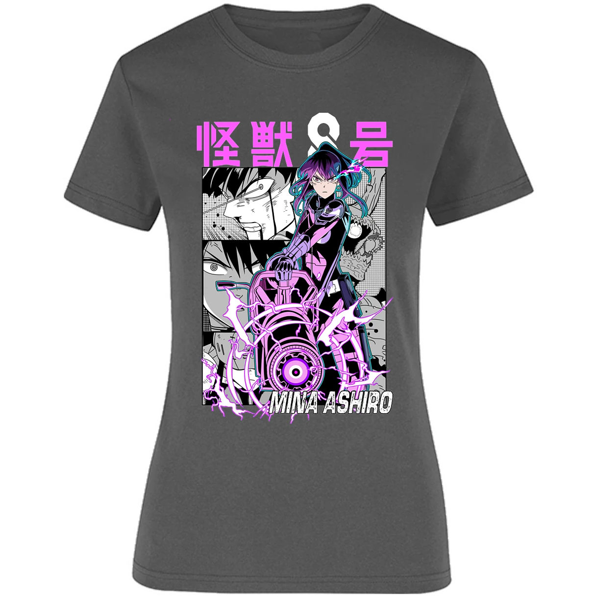 Blusa Kaiju 8 Mina Ashiro Anime Blusa para Mujer 15