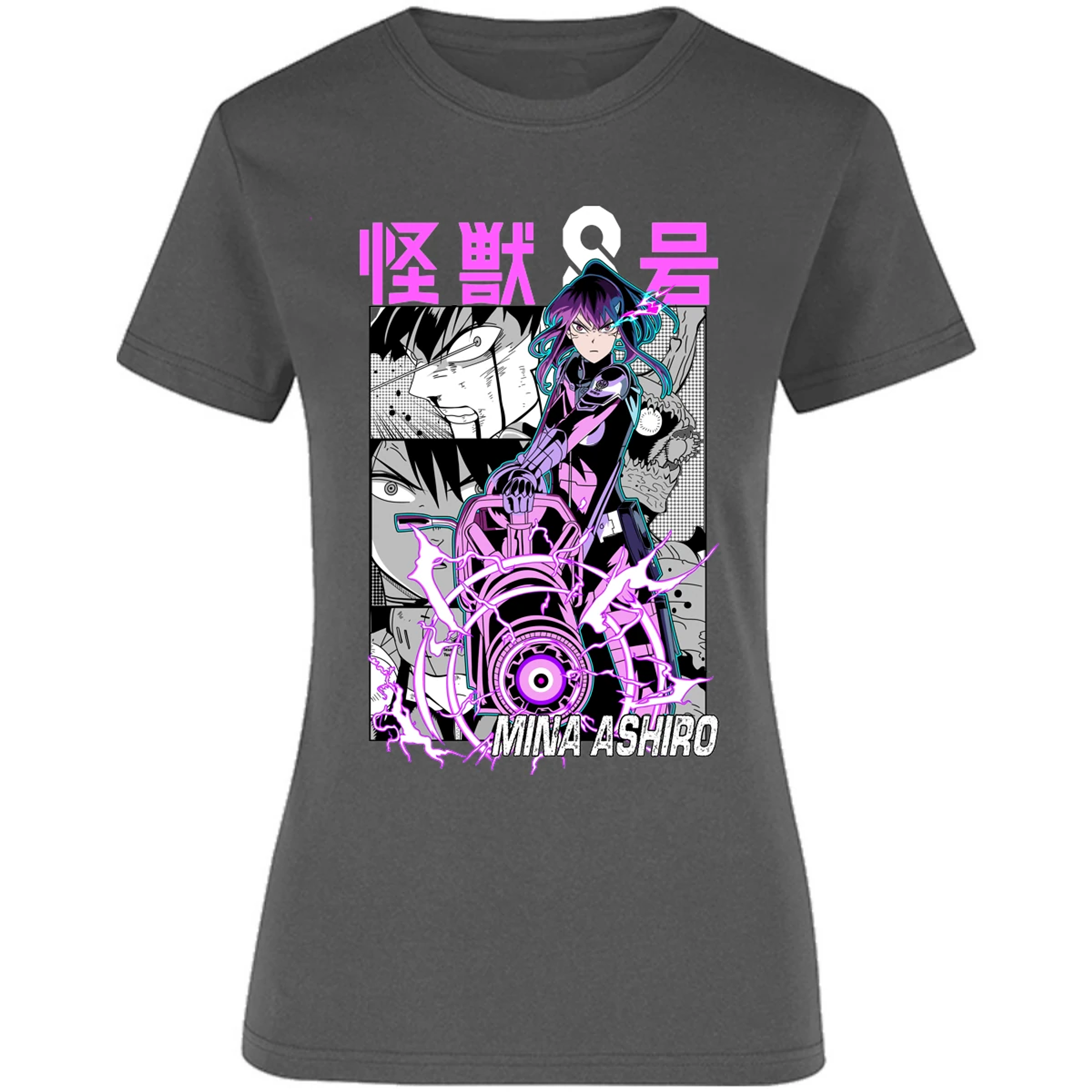 Blusa Kaiju 8 Mina Ashiro Anime Blusa para Mujer 15