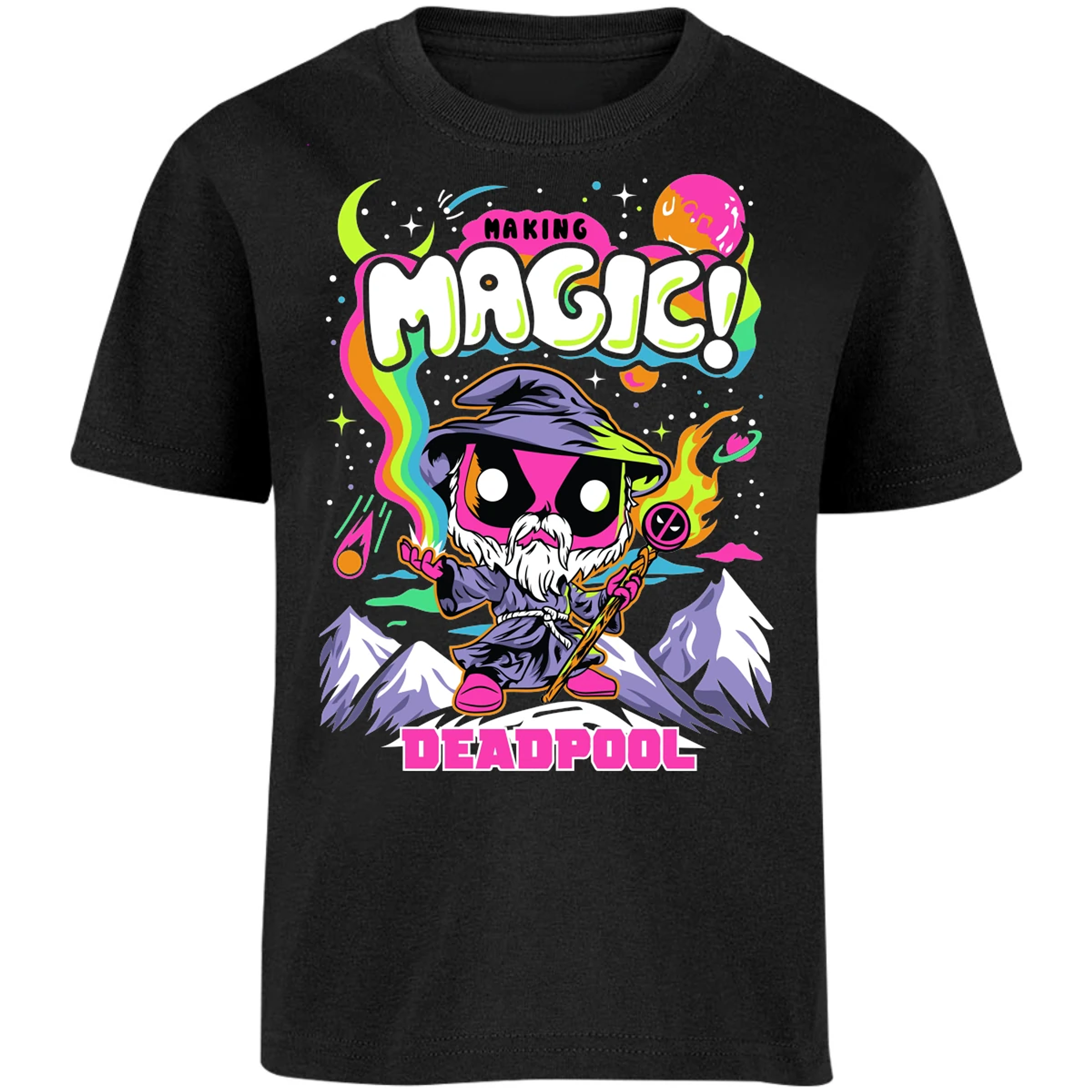 Playera Marvel Deadpool Funko Magic para Niño 4