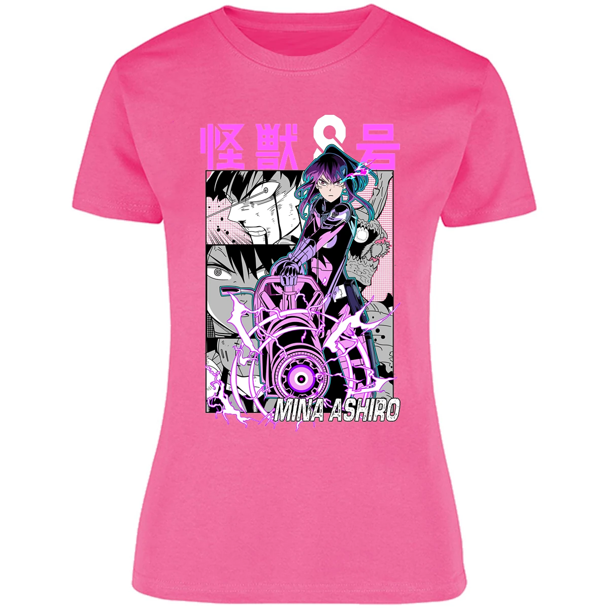 Blusa Kaiju 8 Mina Ashiro Anime Blusa para Mujer 1