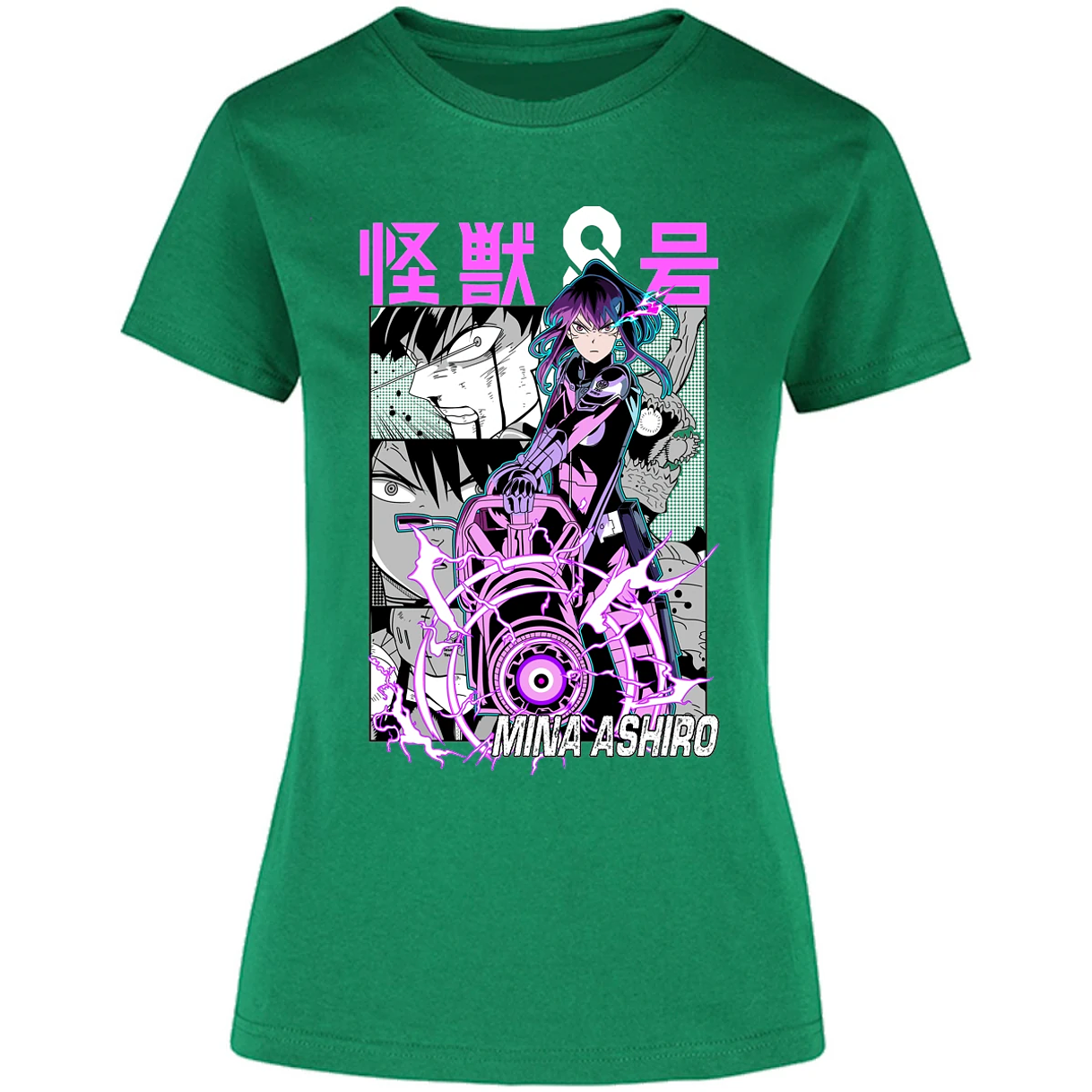 Blusa Kaiju 8 Mina Ashiro Anime Blusa para Mujer 2