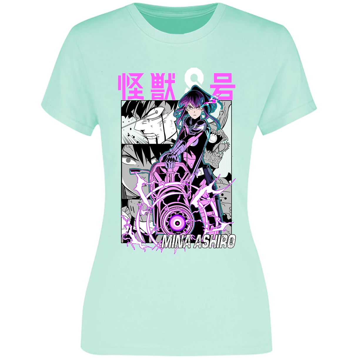 Blusa Kaiju 8 Mina Ashiro Anime Blusa para Mujer 9