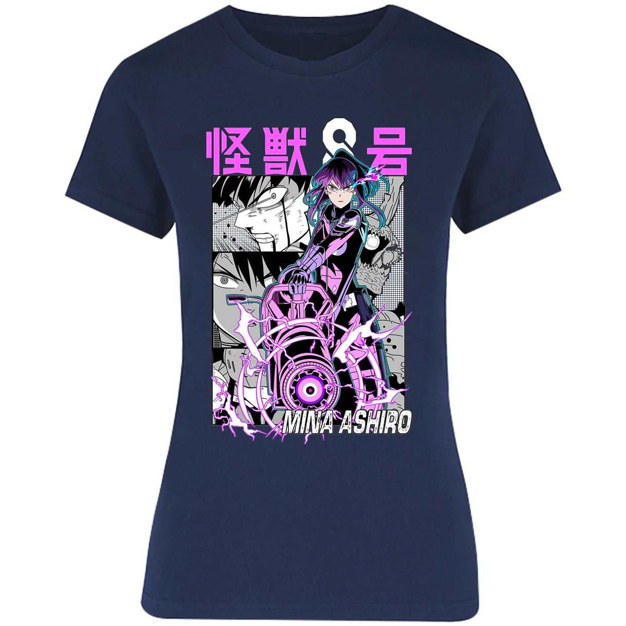 Blusa Kaiju 8 Mina Ashiro Anime Blusa para Mujer 12