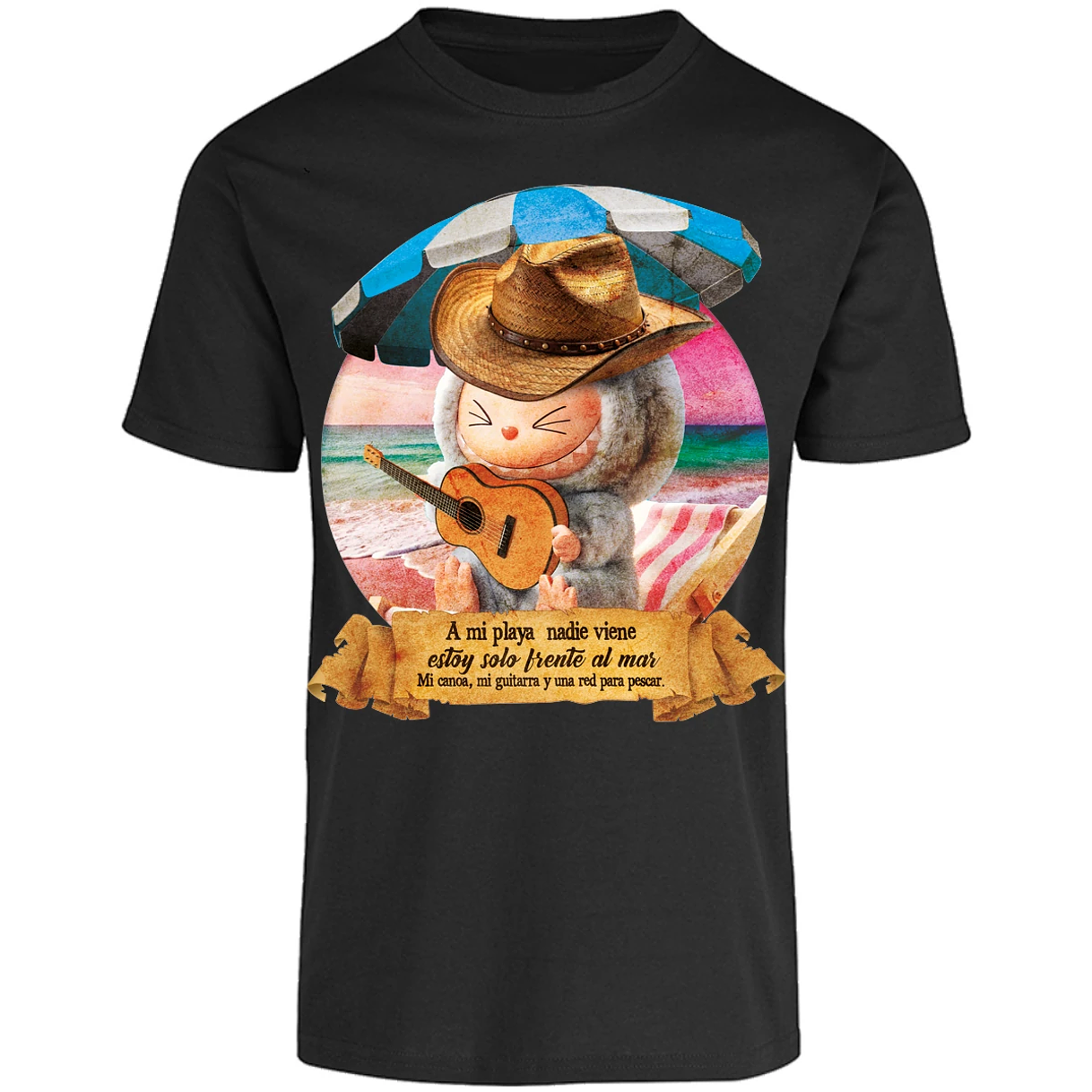 Playera Labubu Labubus Norteos Mi Playa para Adulto 22