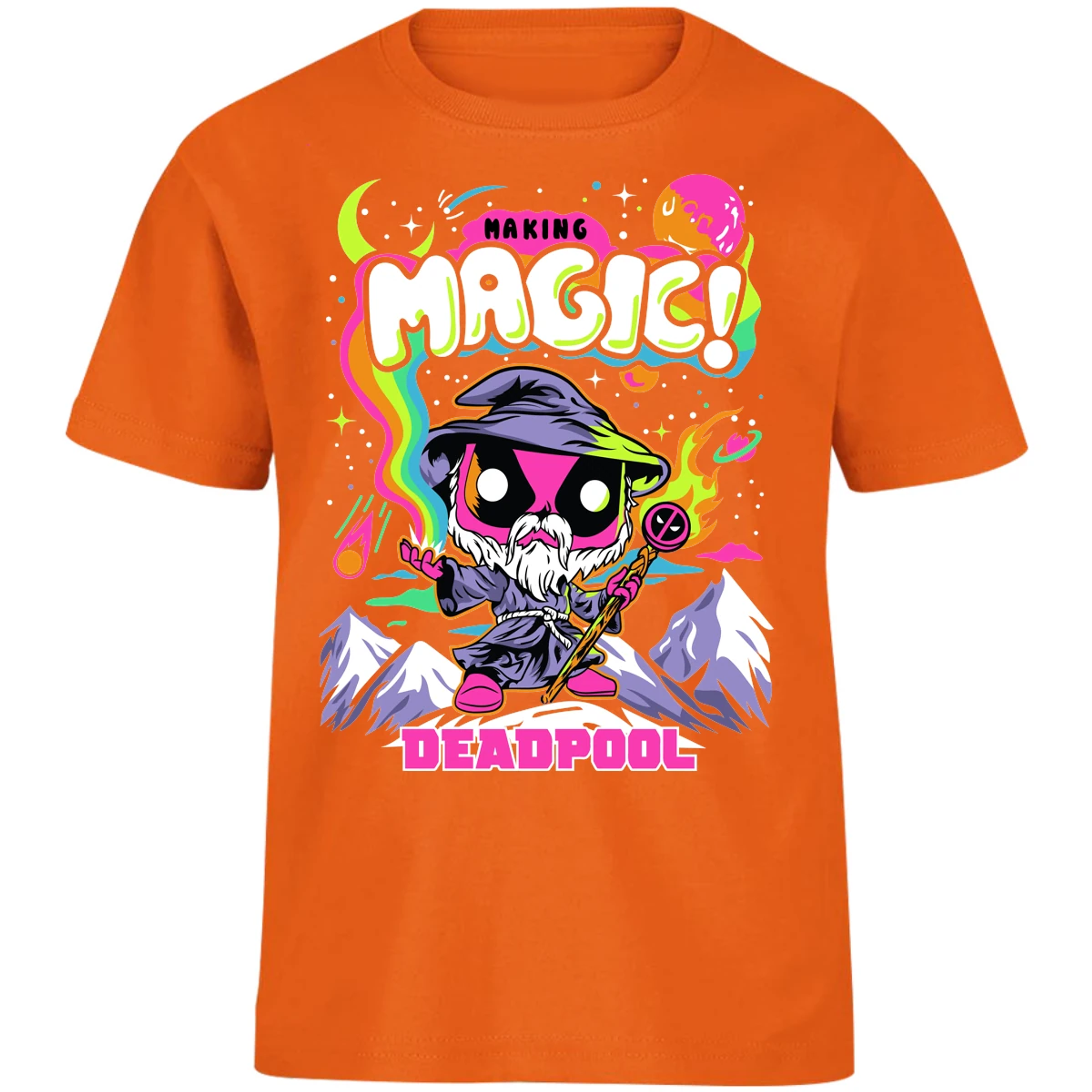 Playera Marvel Deadpool Funko Magic para Niño 12