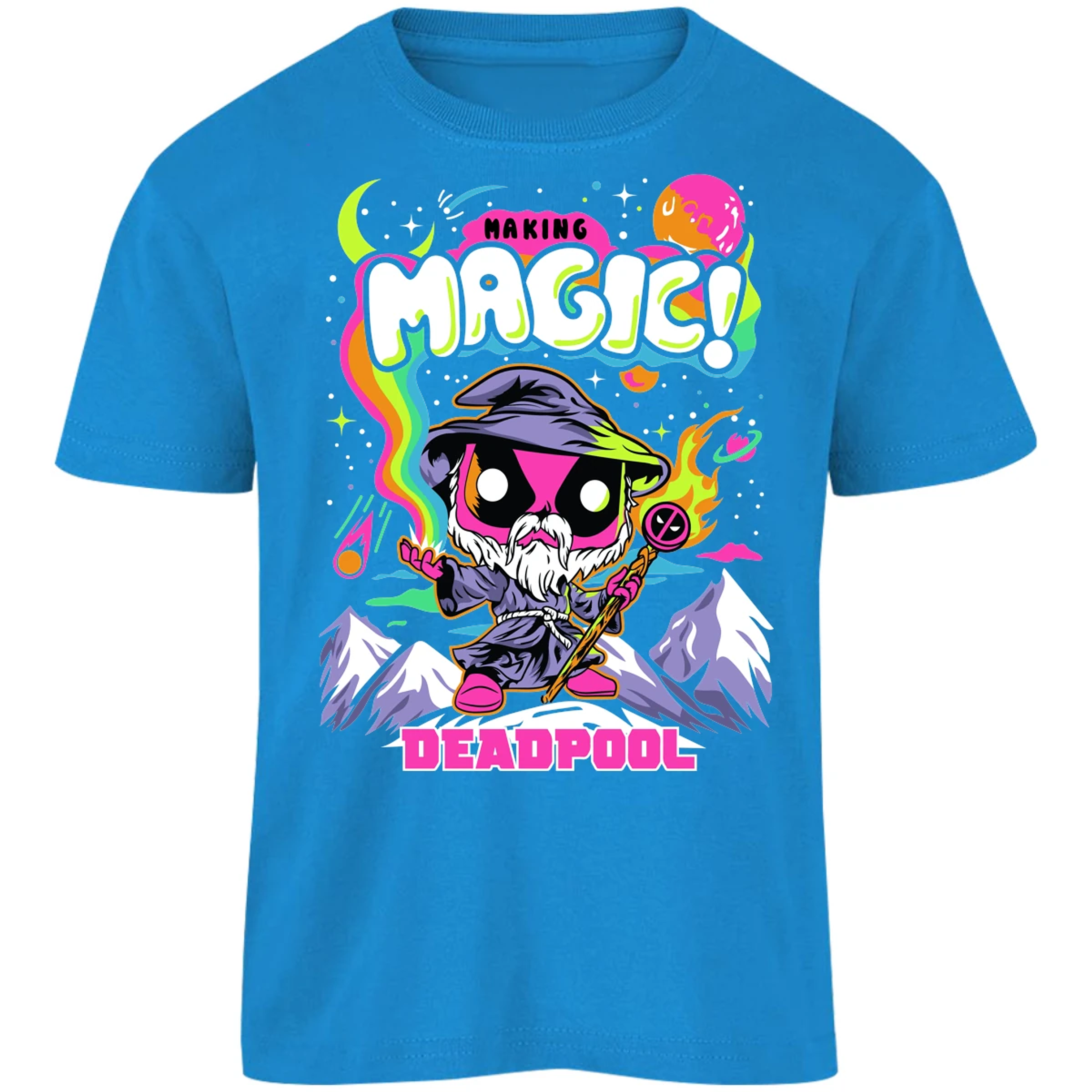 Playera Marvel Deadpool Funko Magic para Niño 13