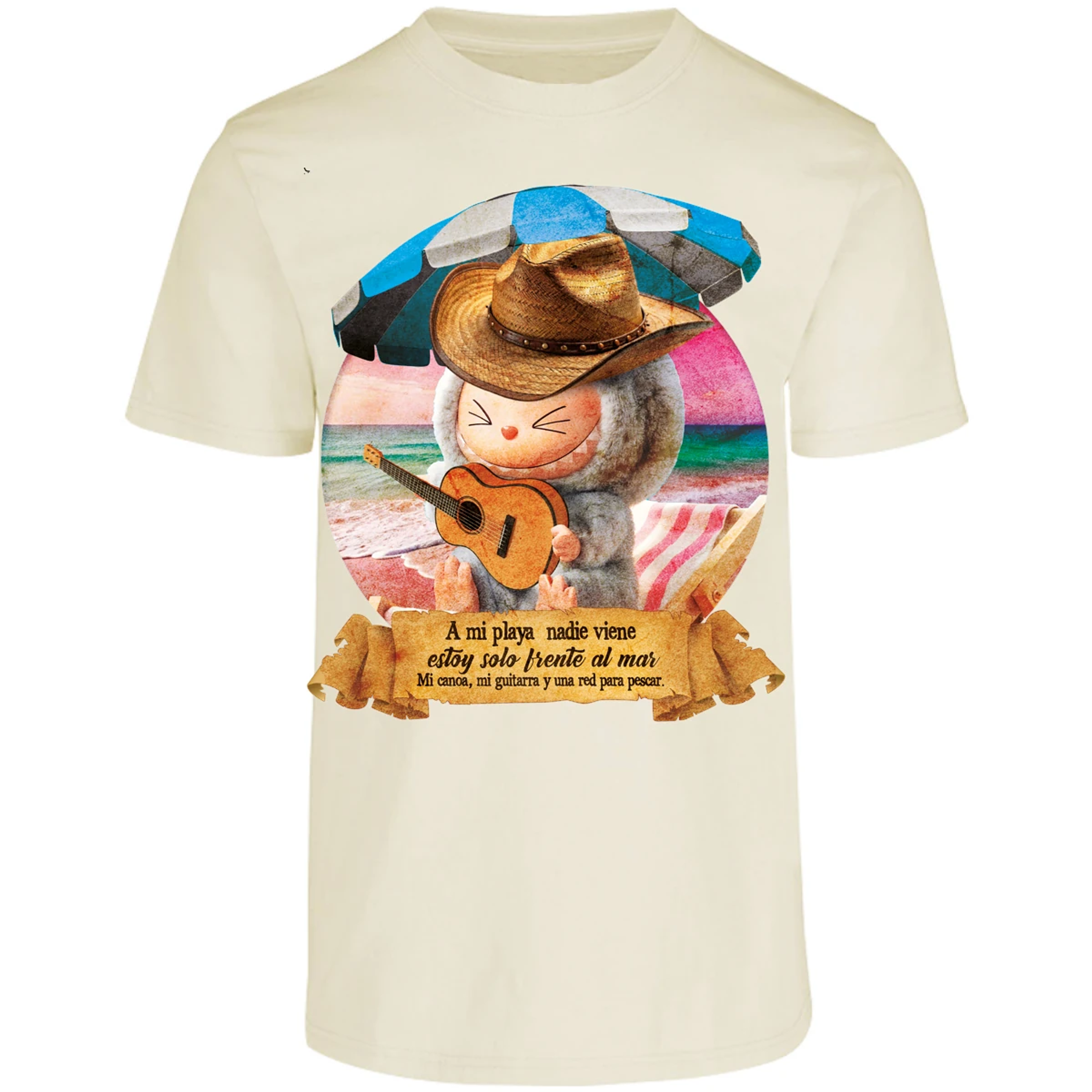 Playera Labubu Labubus Norteos Mi Playa para Adulto 19