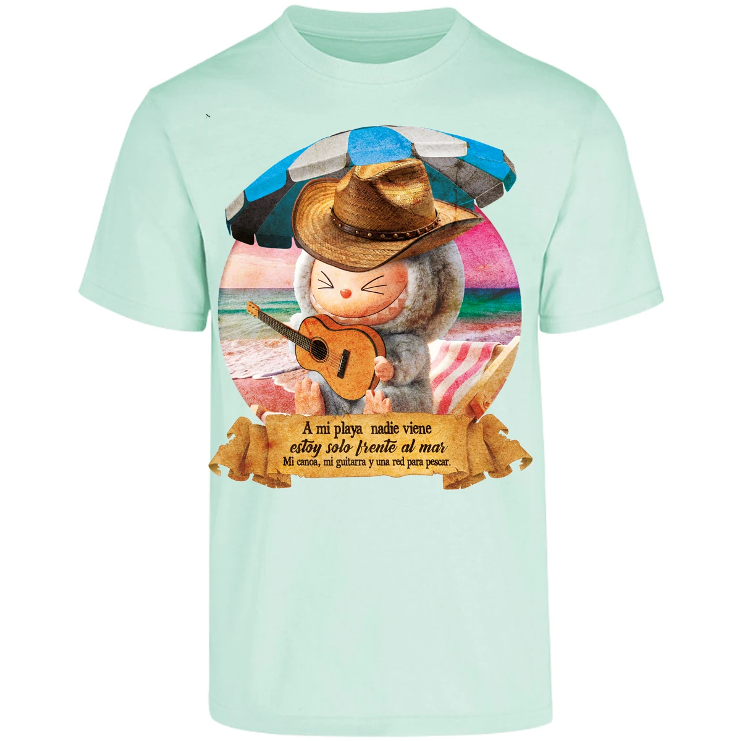 Playera Labubu Labubus Norteos Mi Playa para Adulto 2