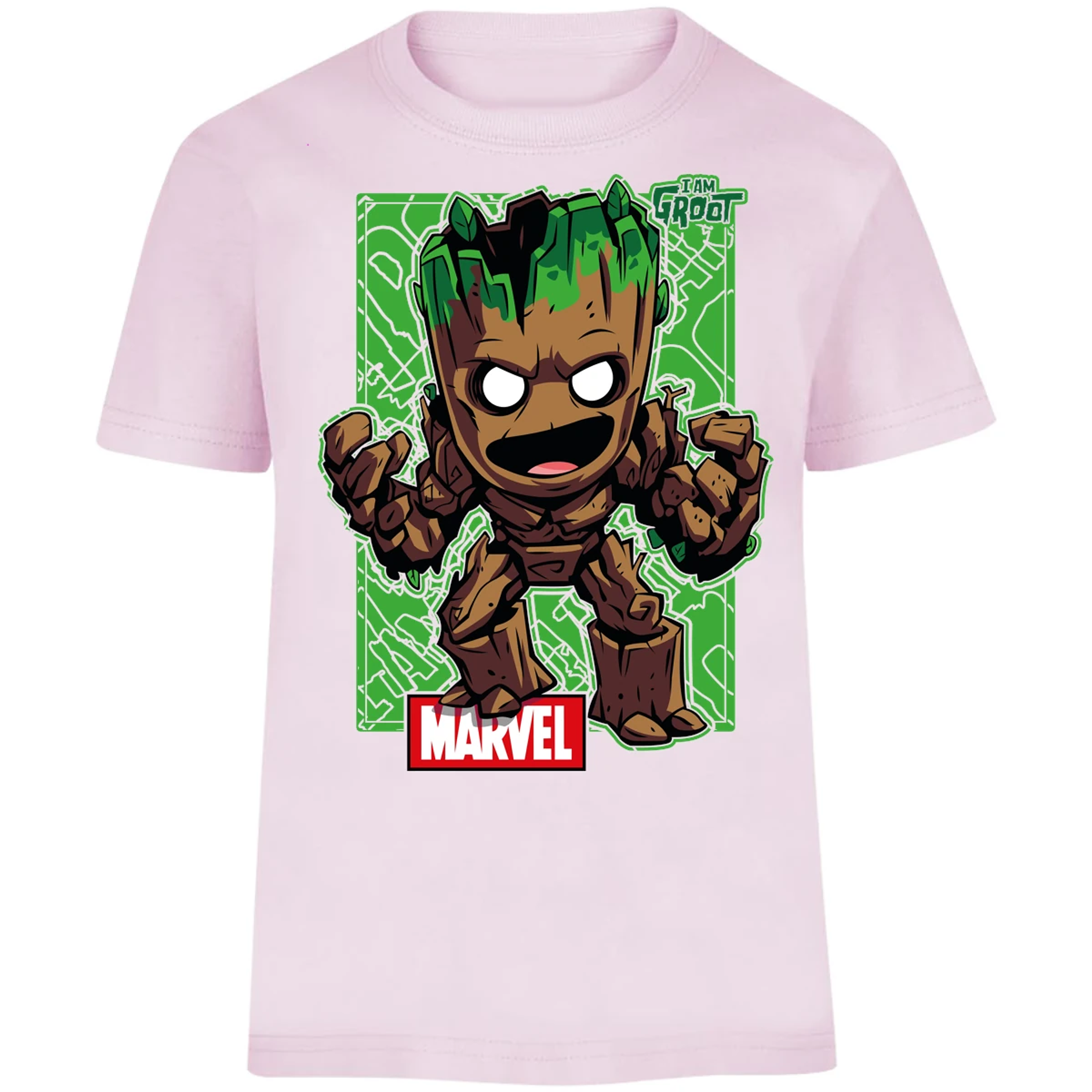 Playera Marvel Groot para Niño 1